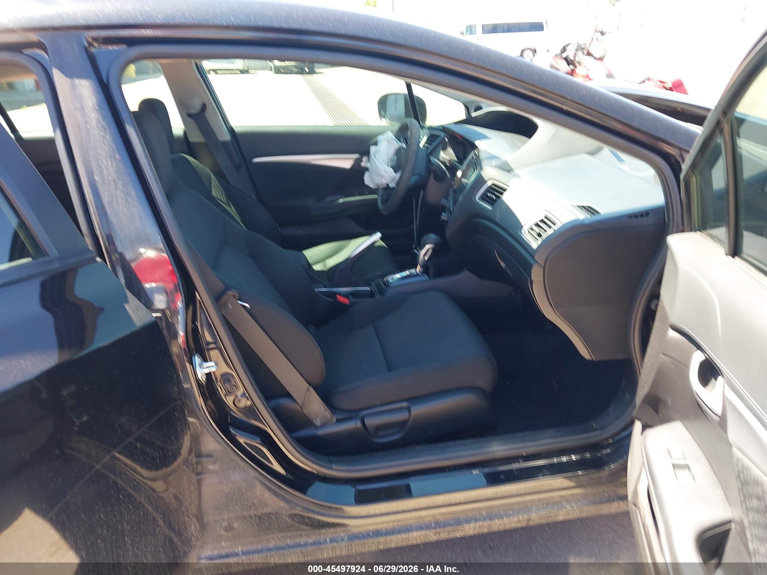 2015 Honda Civic Ex Black vin: 19XFB2F81FE046286