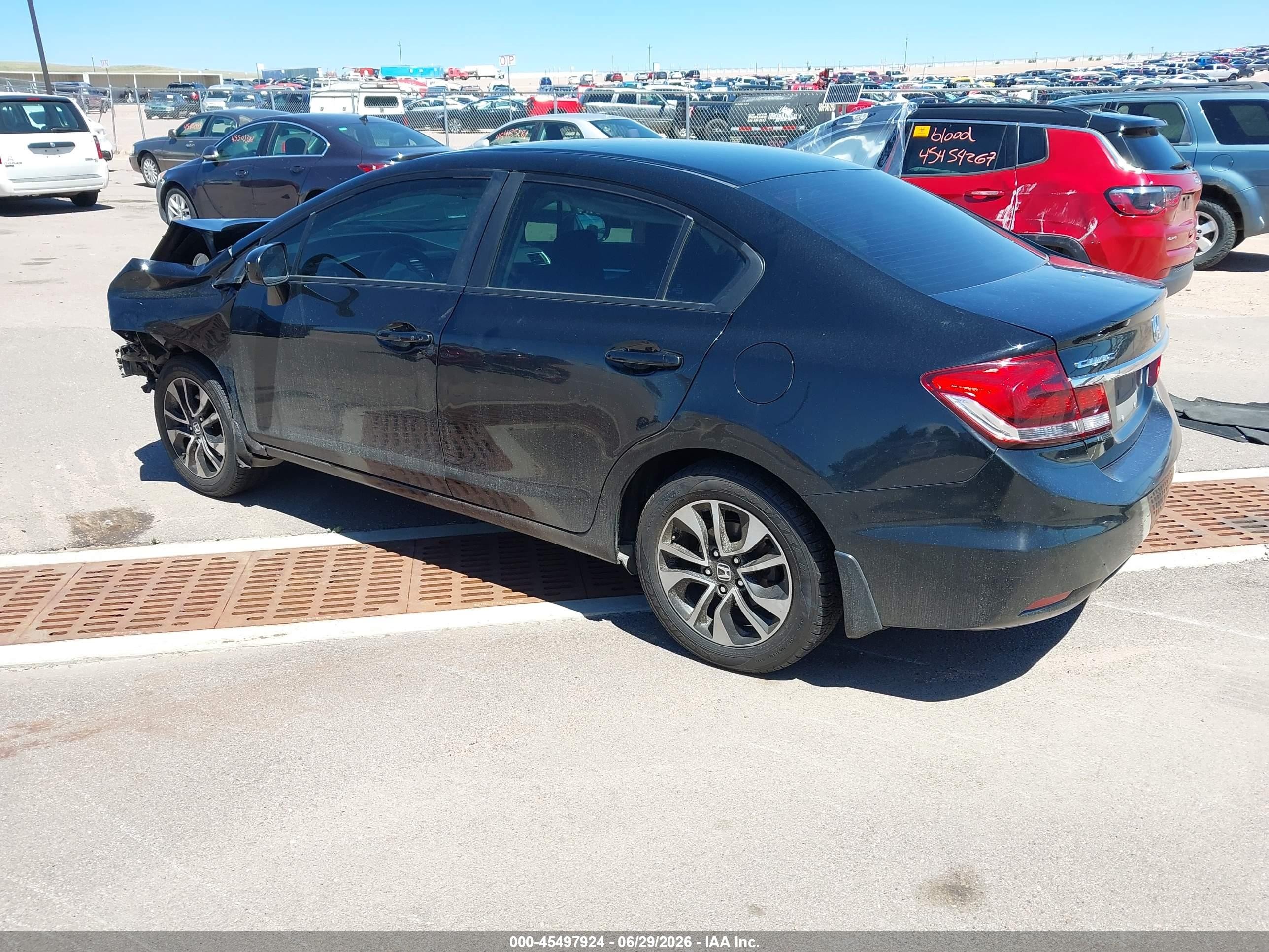 2015 Honda Civic Ex Black vin: 19XFB2F81FE046286