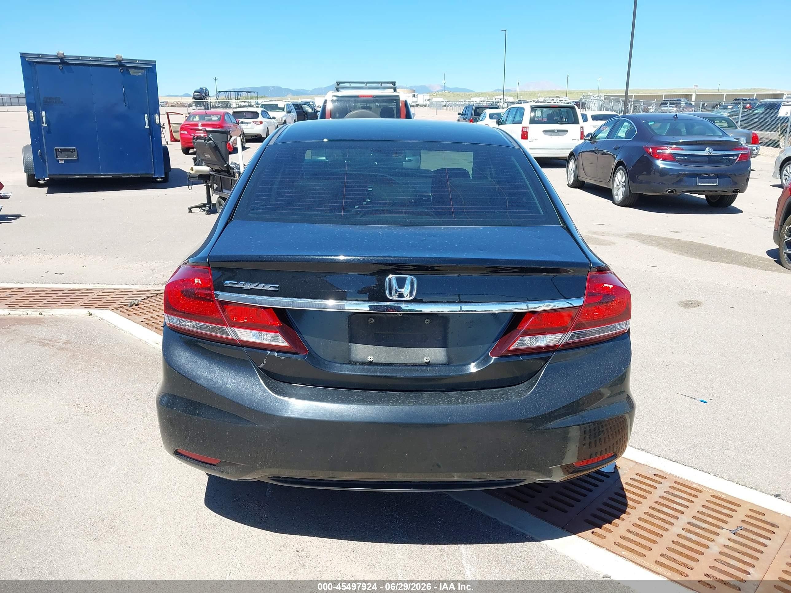 2015 Honda Civic Ex Black vin: 19XFB2F81FE046286