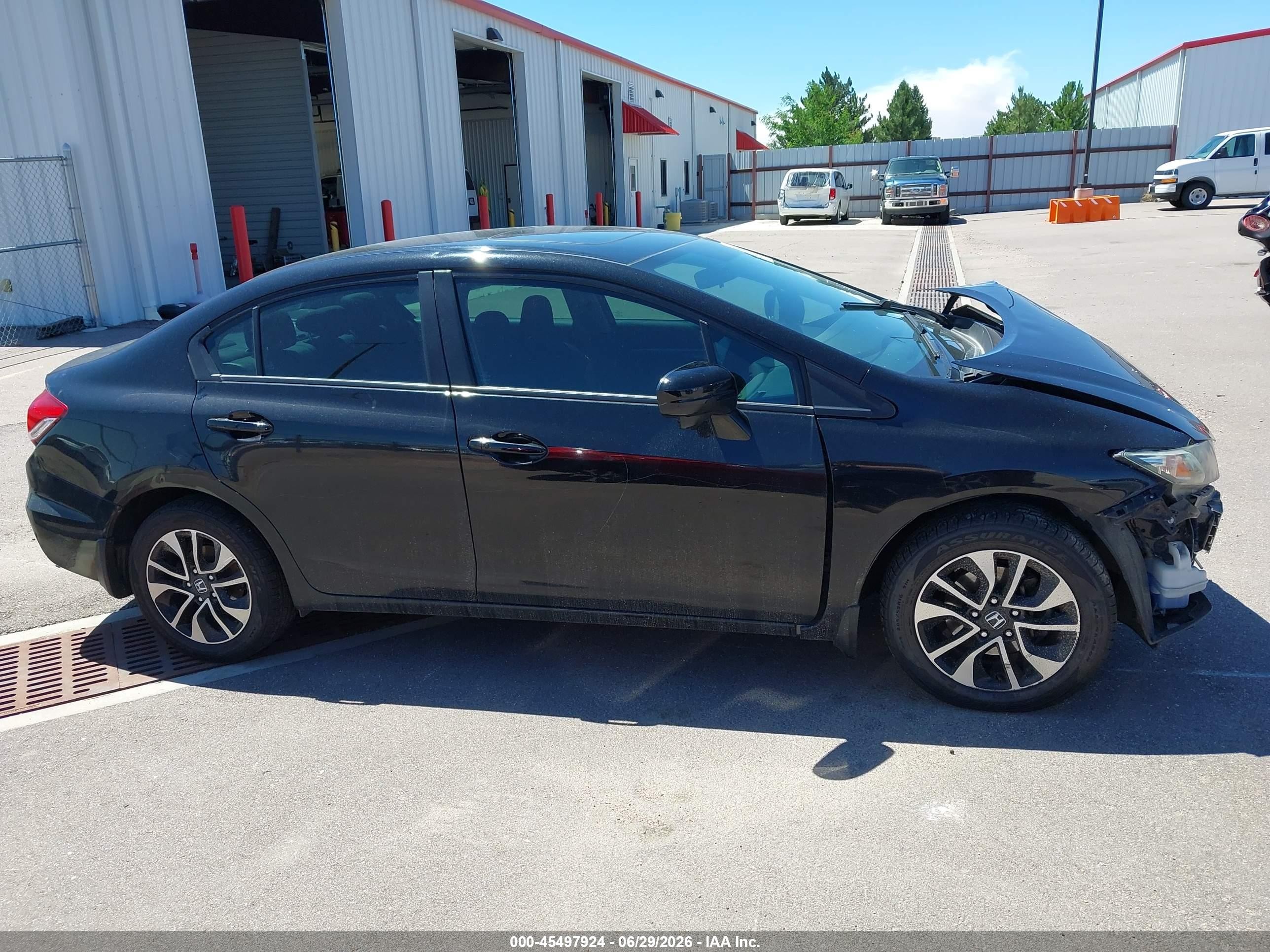 2015 Honda Civic Ex Black vin: 19XFB2F81FE046286