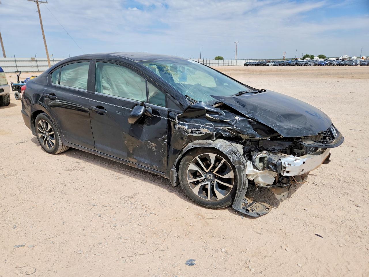 2015 Honda Civic Ex Black vin: 19XFB2F81FE047437