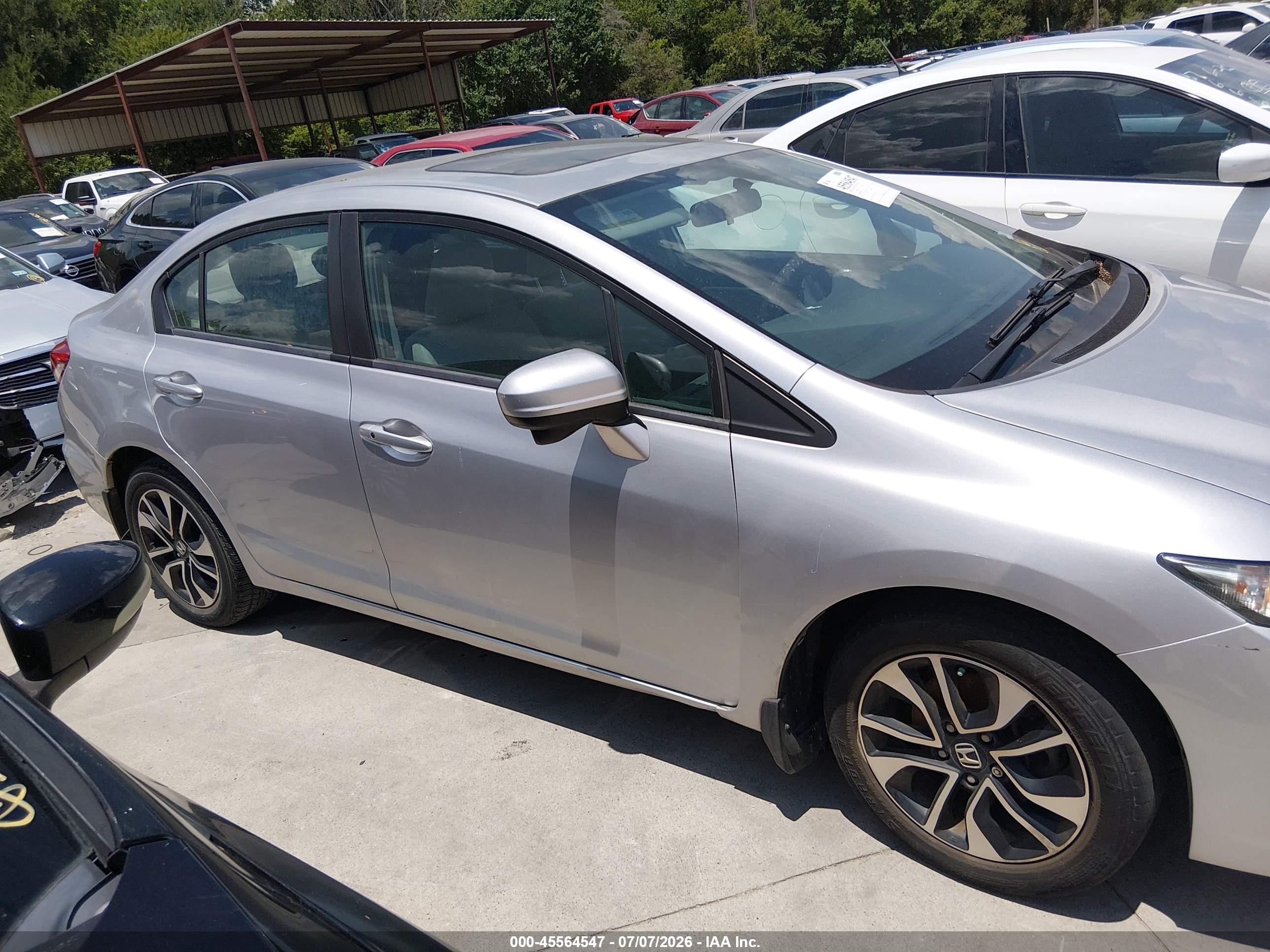 2015 Honda Civic Ex Silver vin: 19XFB2F81FE049902