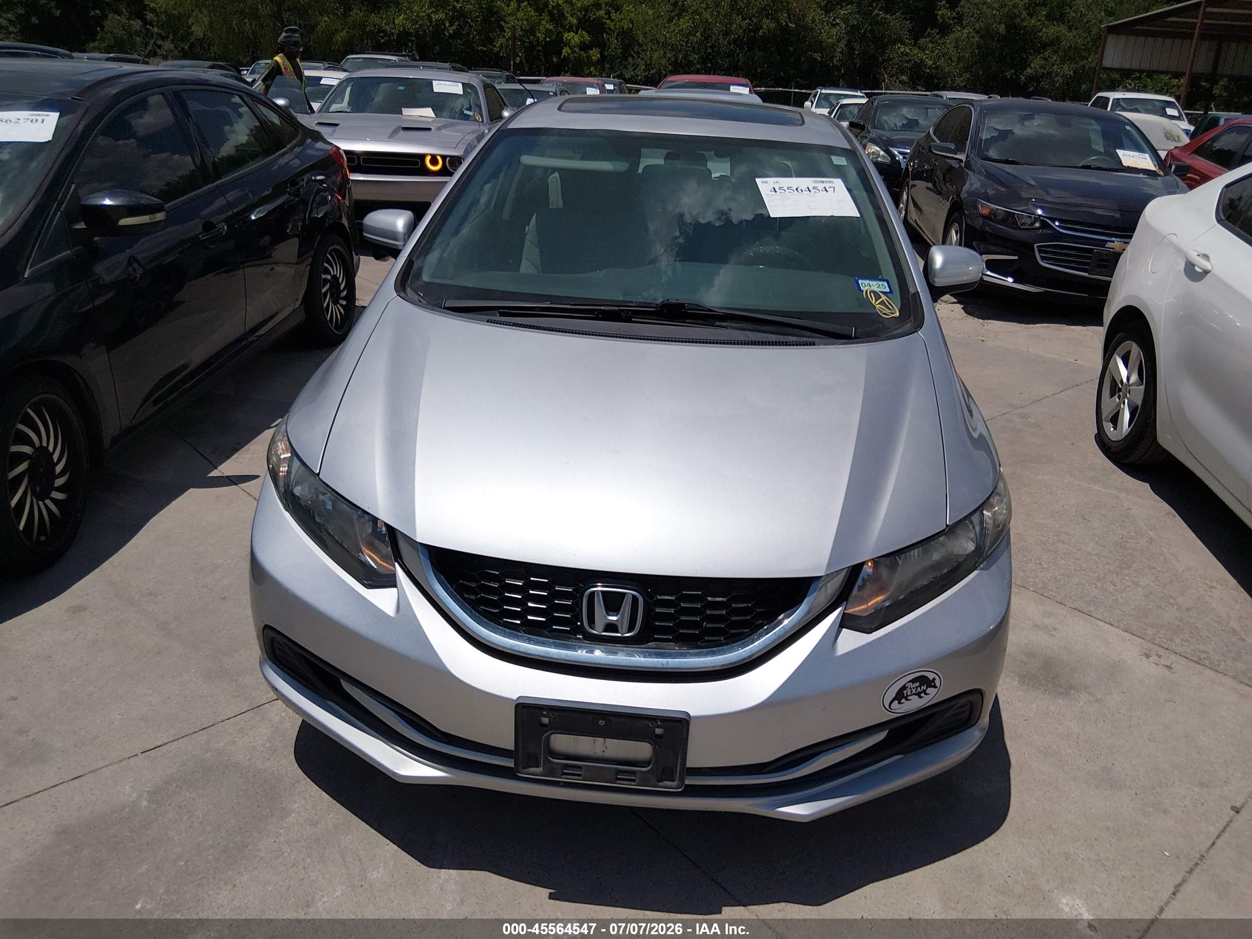 2015 Honda Civic Ex Silver vin: 19XFB2F81FE049902