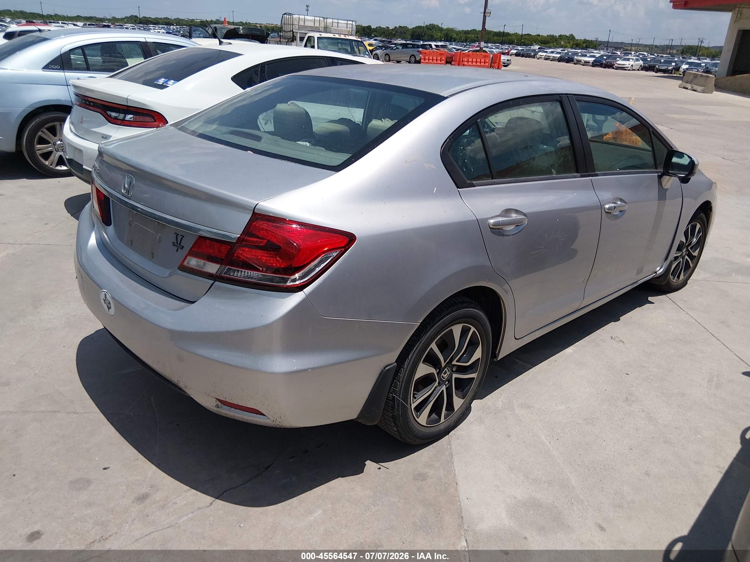 2015 Honda Civic Ex Silver vin: 19XFB2F81FE049902