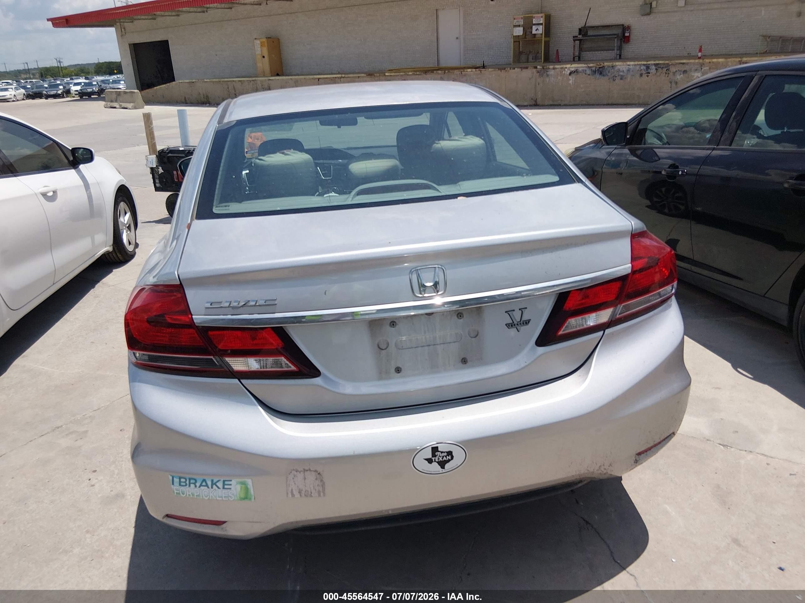 2015 Honda Civic Ex Silver vin: 19XFB2F81FE049902