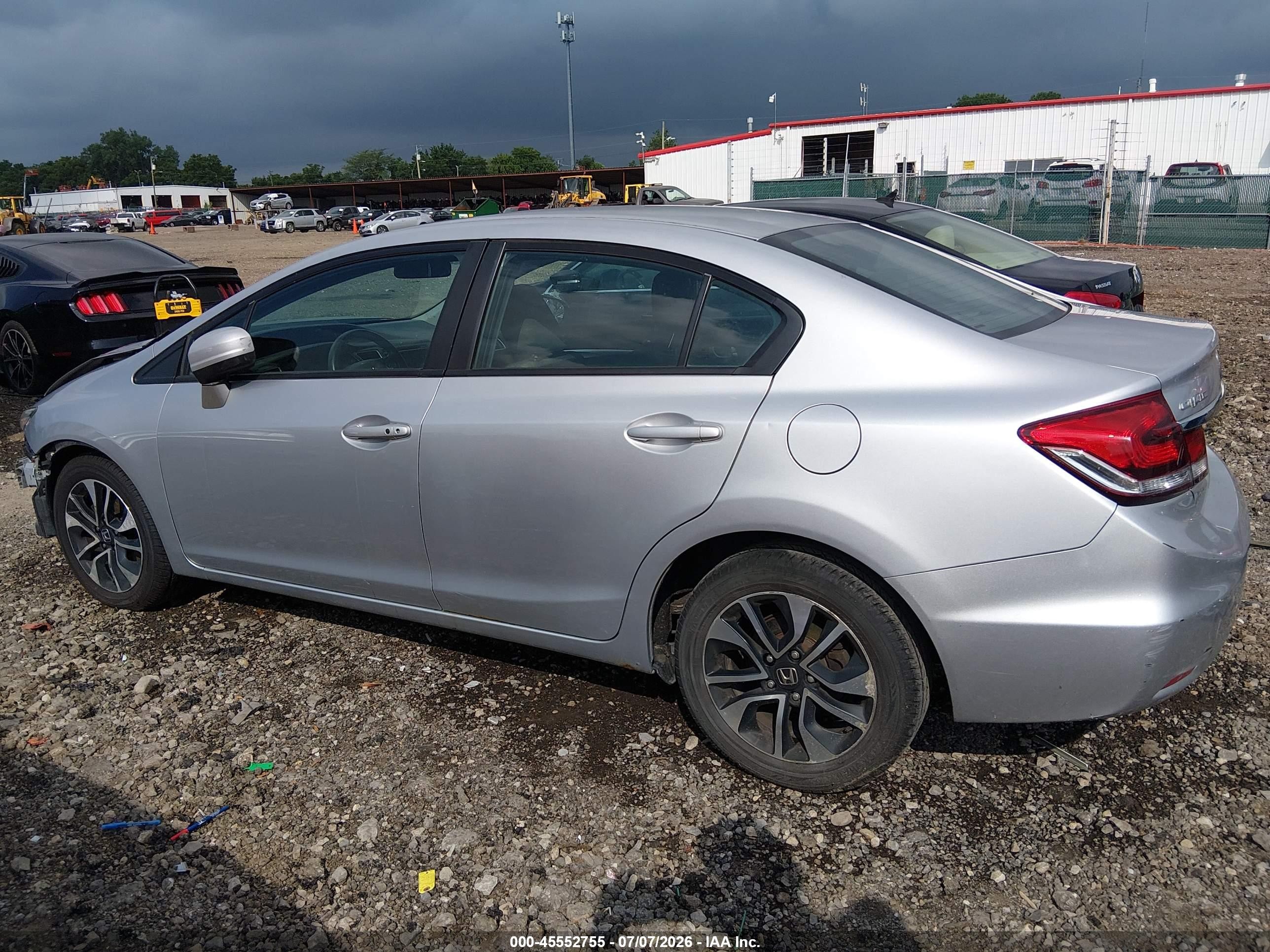 2015 Honda Civic Ex Silver vin: 19XFB2F81FE052072