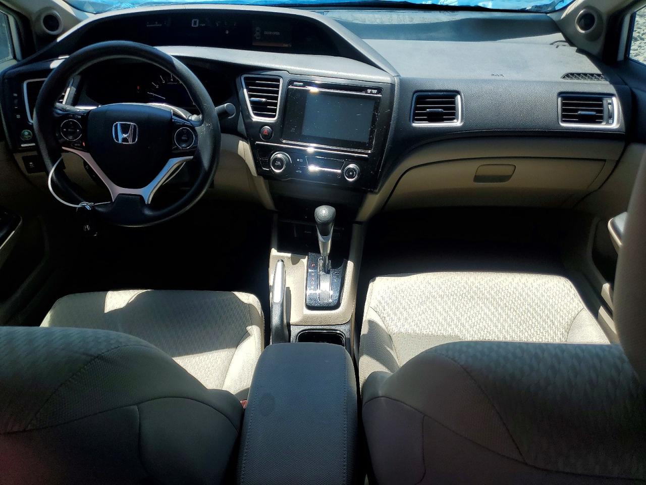 2015 Honda Civic Ex White vin: 19XFB2F81FE057448