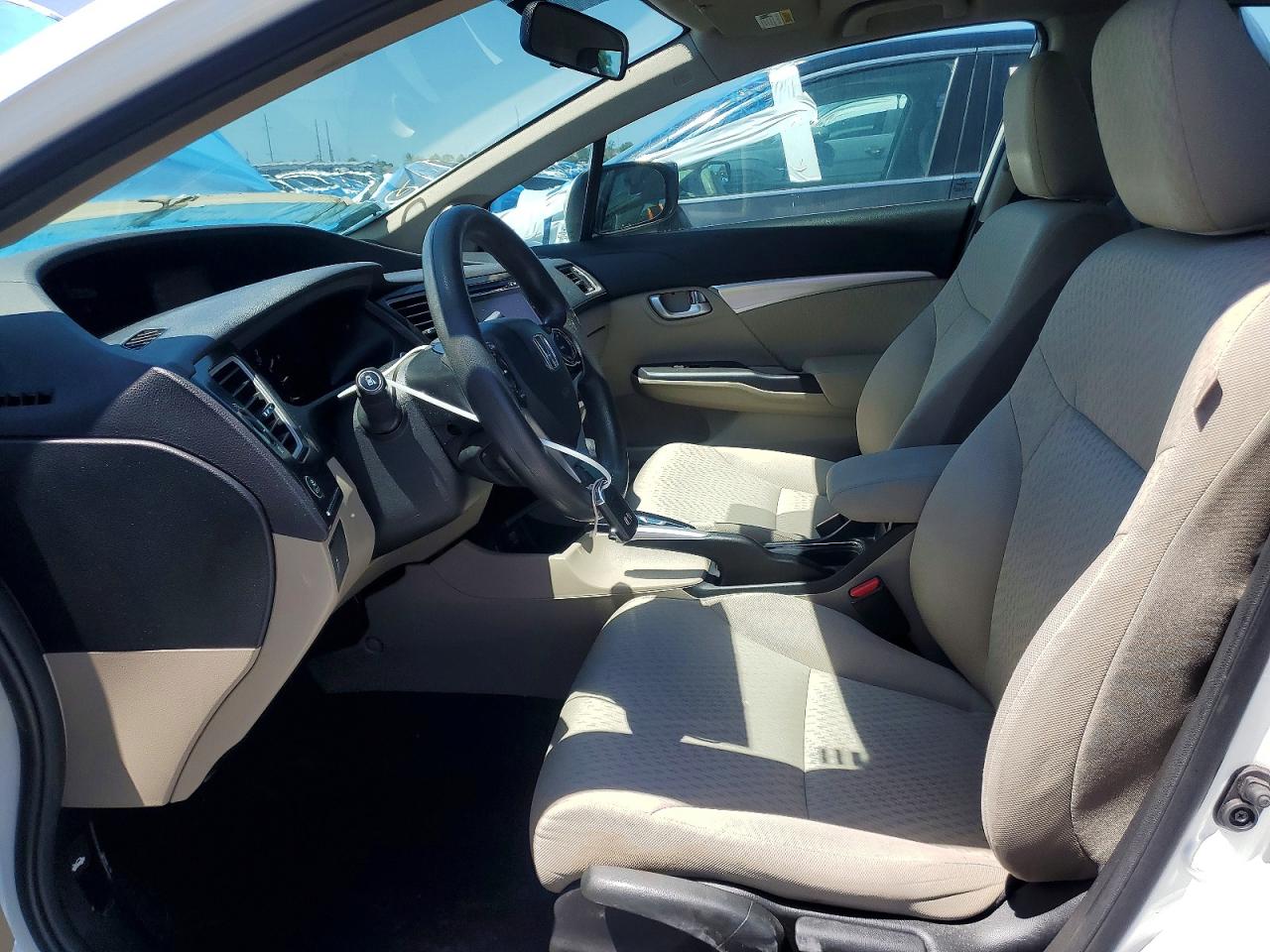 2015 Honda Civic Ex White vin: 19XFB2F81FE057448