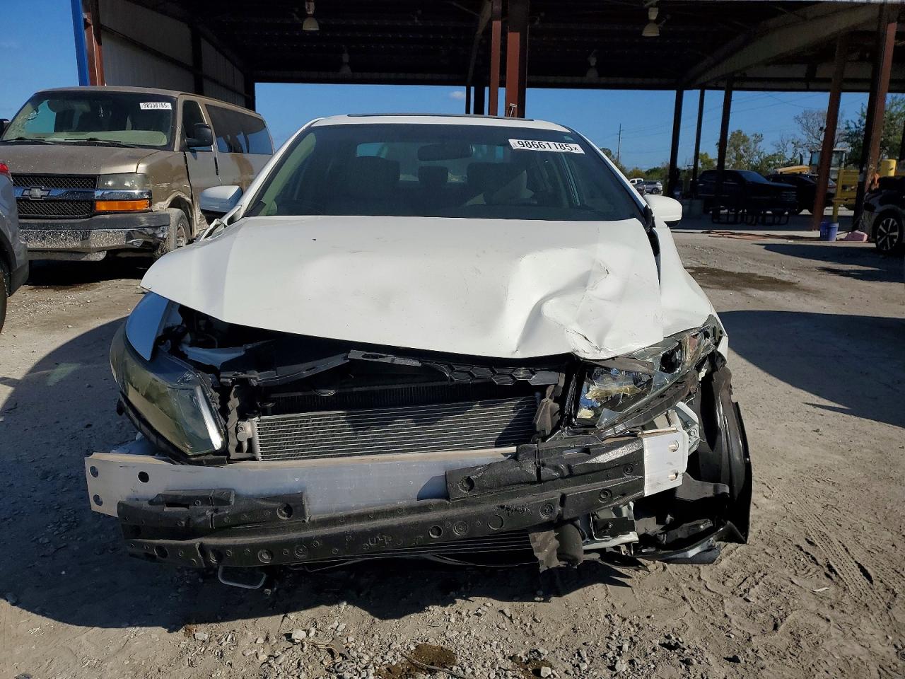 2015 Honda Civic Ex White vin: 19XFB2F81FE057448