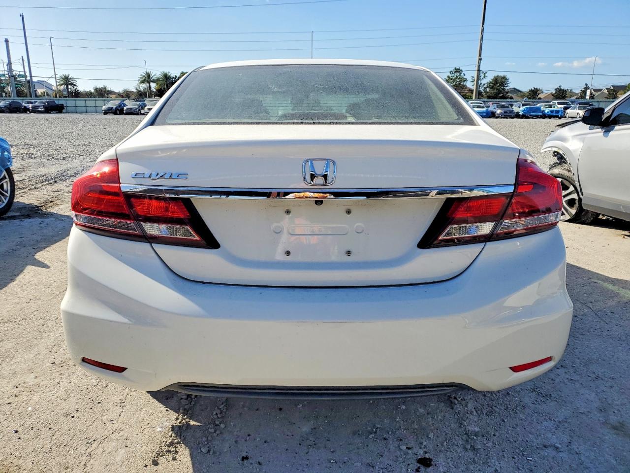 2015 Honda Civic Ex White vin: 19XFB2F81FE057448