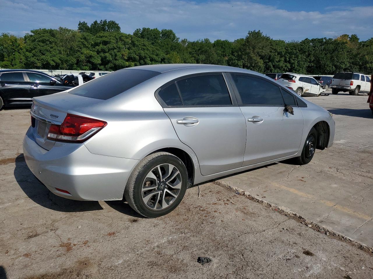 2015 Honda Civic Ex Серебряный vin: 19XFB2F81FE058566