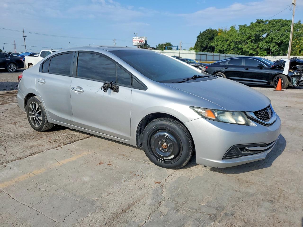 2015 Honda Civic Ex Серебряный vin: 19XFB2F81FE058566