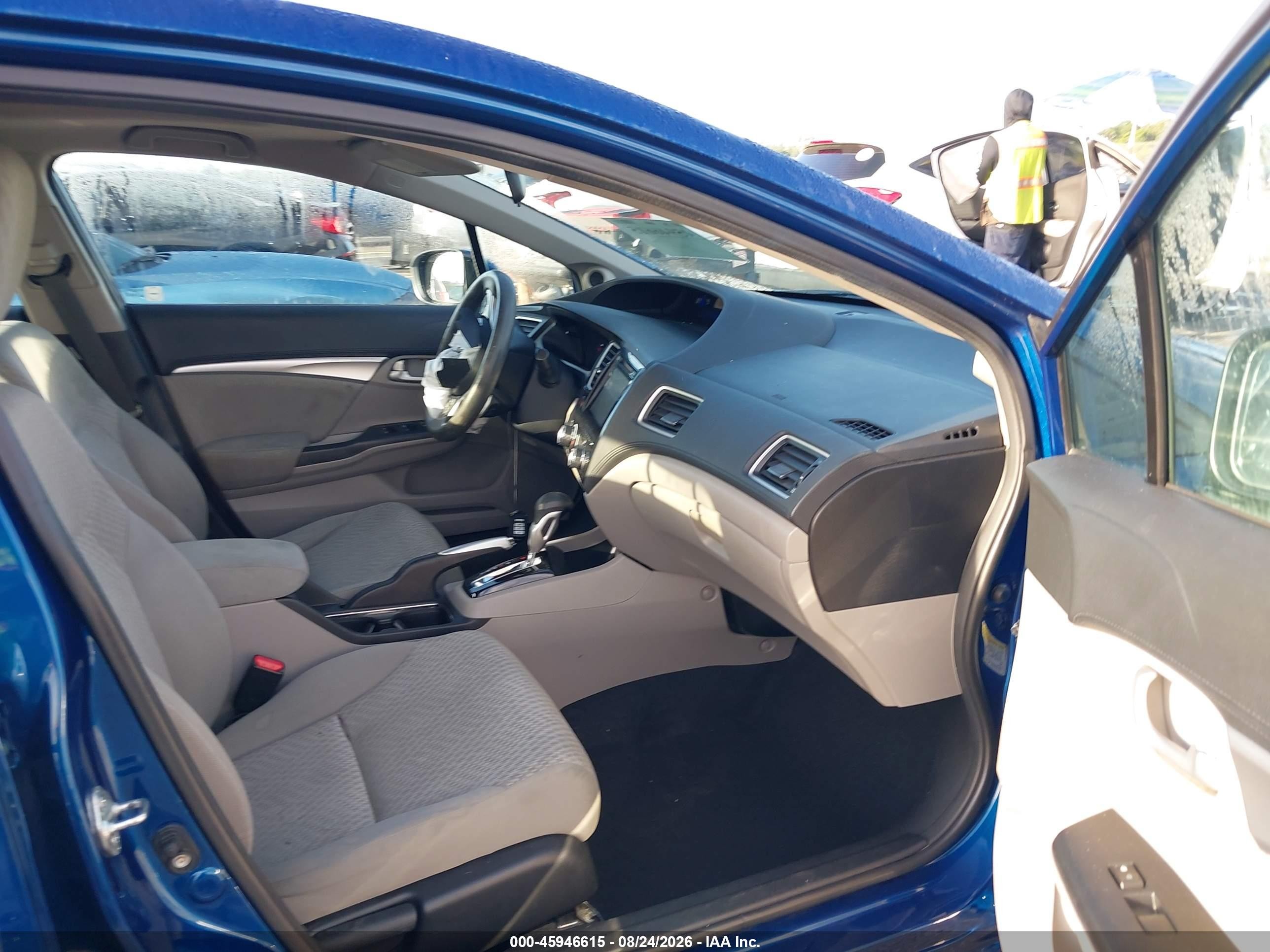 2015 Honda Civic Ex Blue vin: 19XFB2F81FE068871