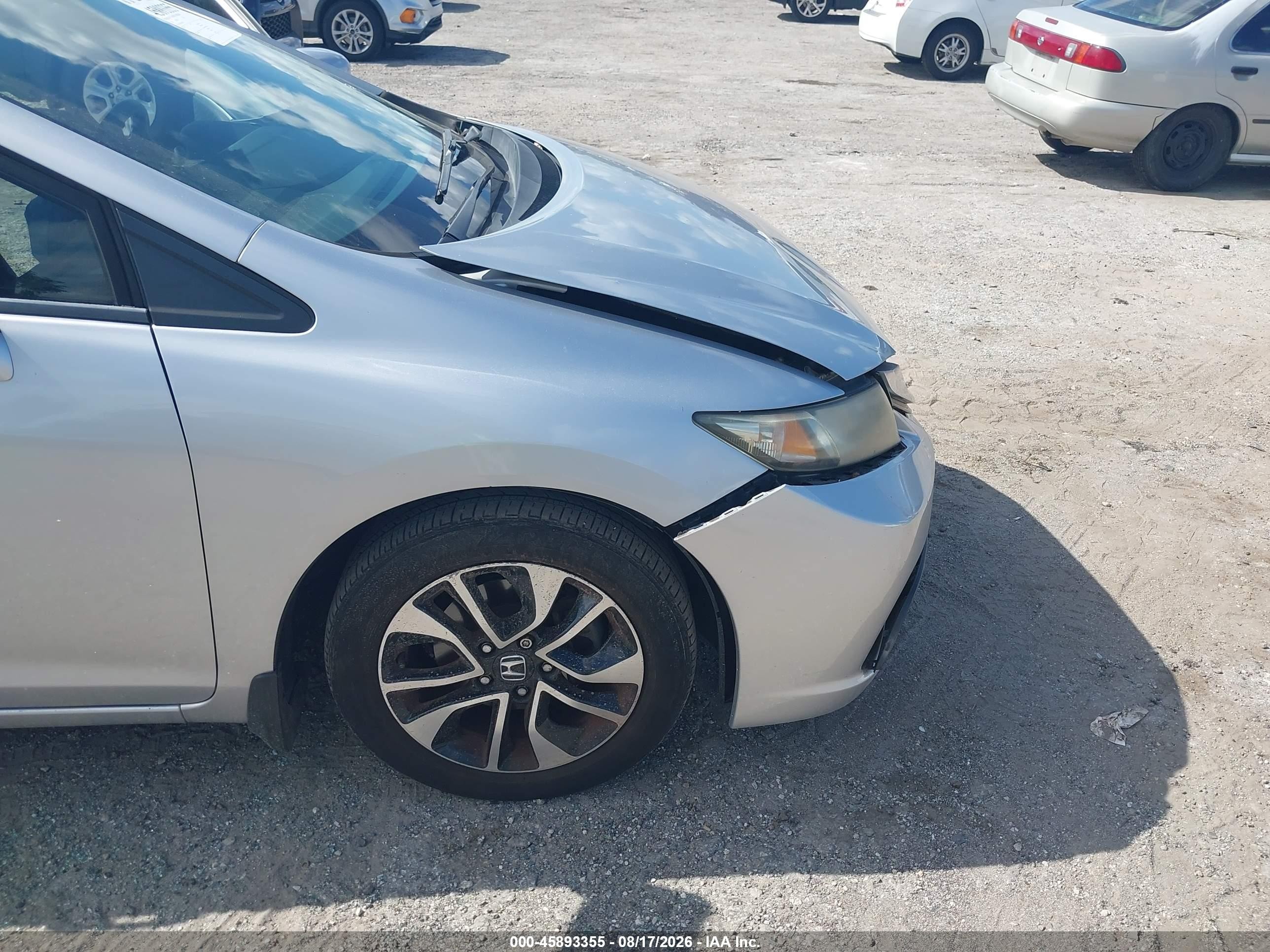 2015 Honda Civic Ex Silver vin: 19XFB2F81FE072421