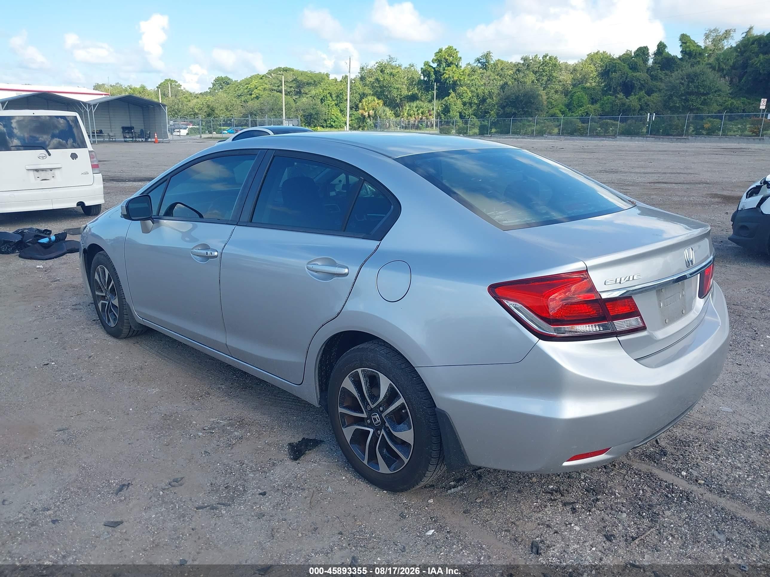 2015 Honda Civic Ex Silver vin: 19XFB2F81FE072421