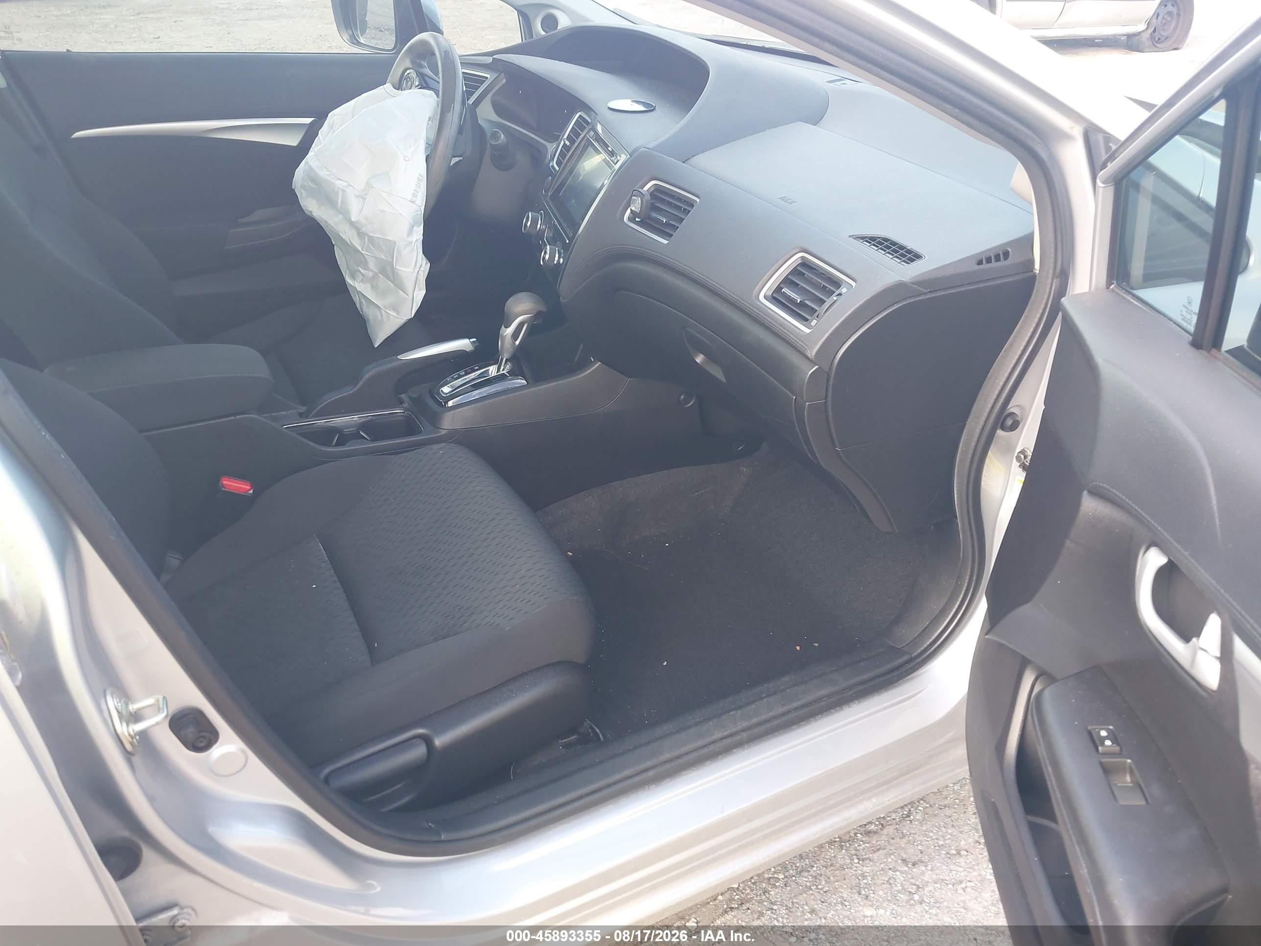 2015 Honda Civic Ex Silver vin: 19XFB2F81FE072421