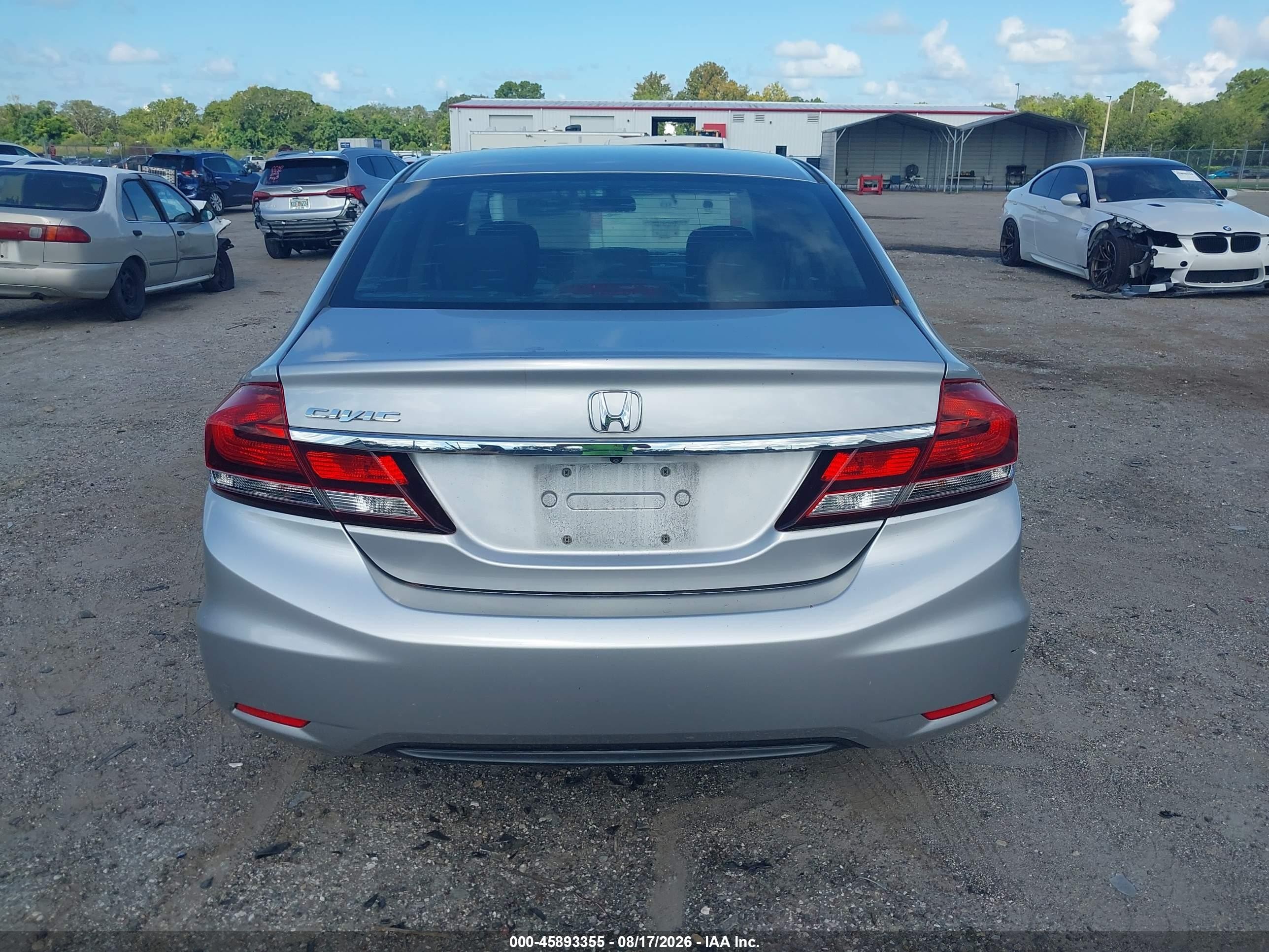2015 Honda Civic Ex Silver vin: 19XFB2F81FE072421