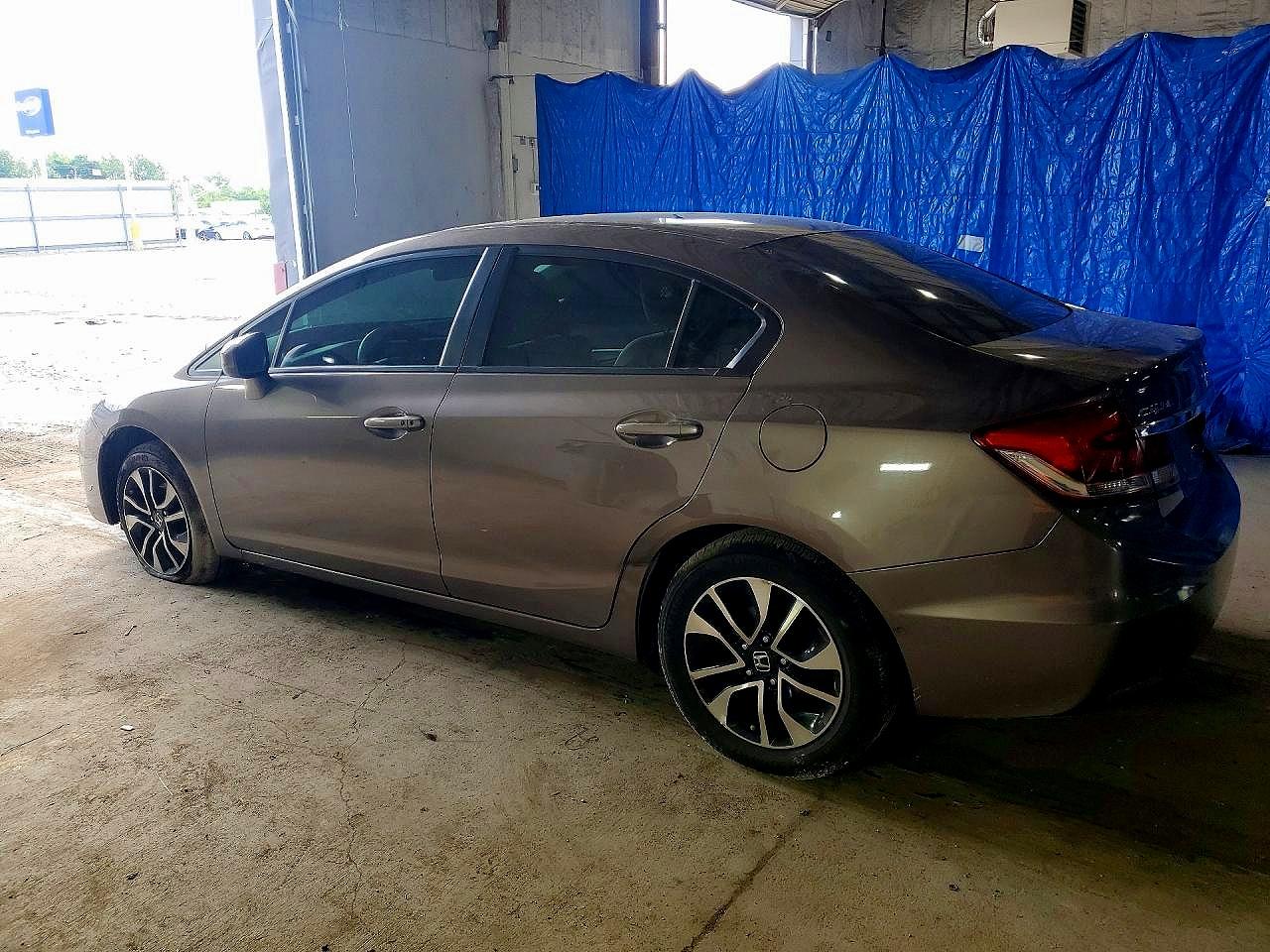 2015 Honda Civic Ex Серый vin: 19XFB2F81FE074430