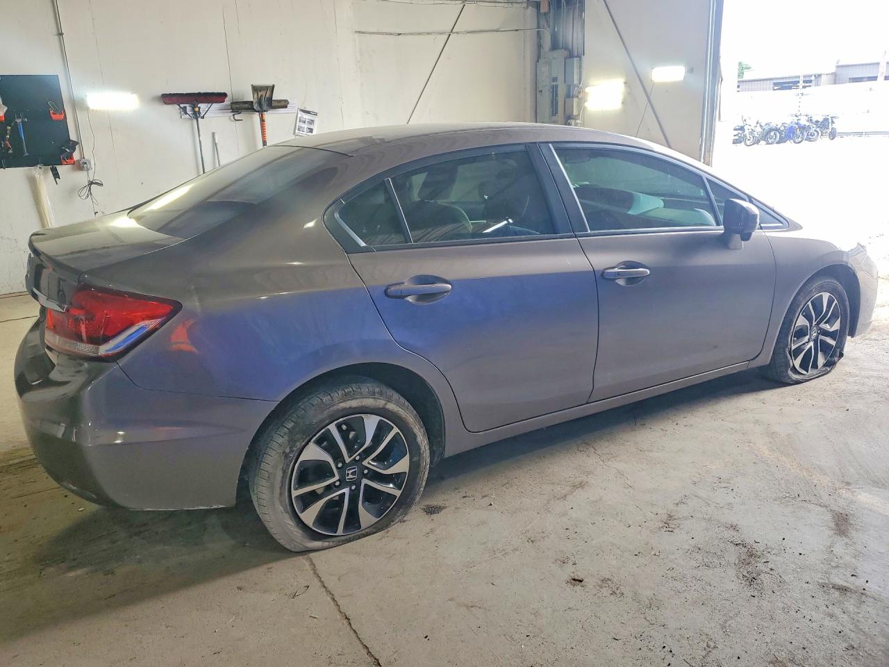 2015 Honda Civic Ex Серый vin: 19XFB2F81FE074430