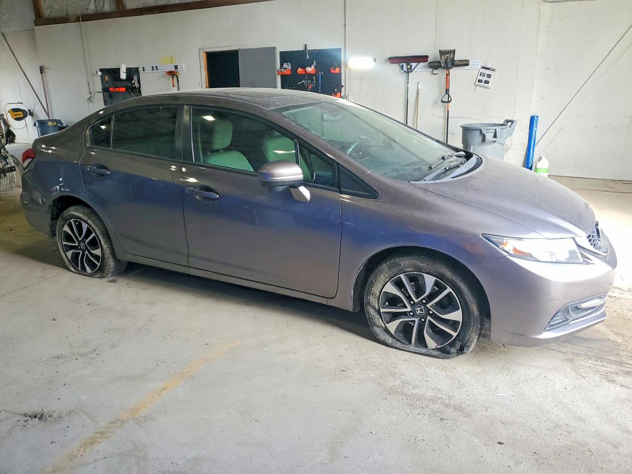 2015 Honda Civic Ex Серый vin: 19XFB2F81FE074430