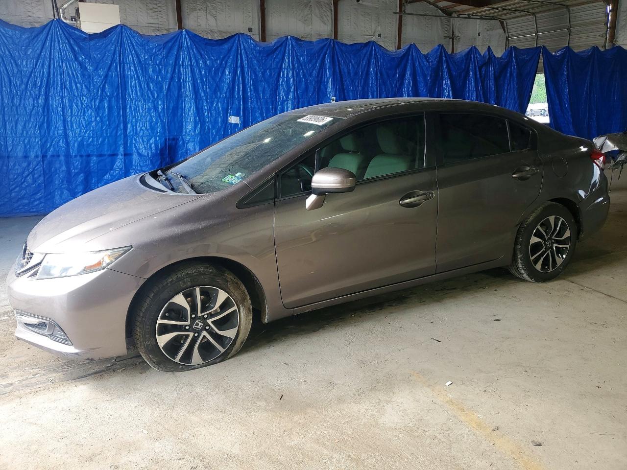 2015 Honda Civic Ex Серый vin: 19XFB2F81FE074430