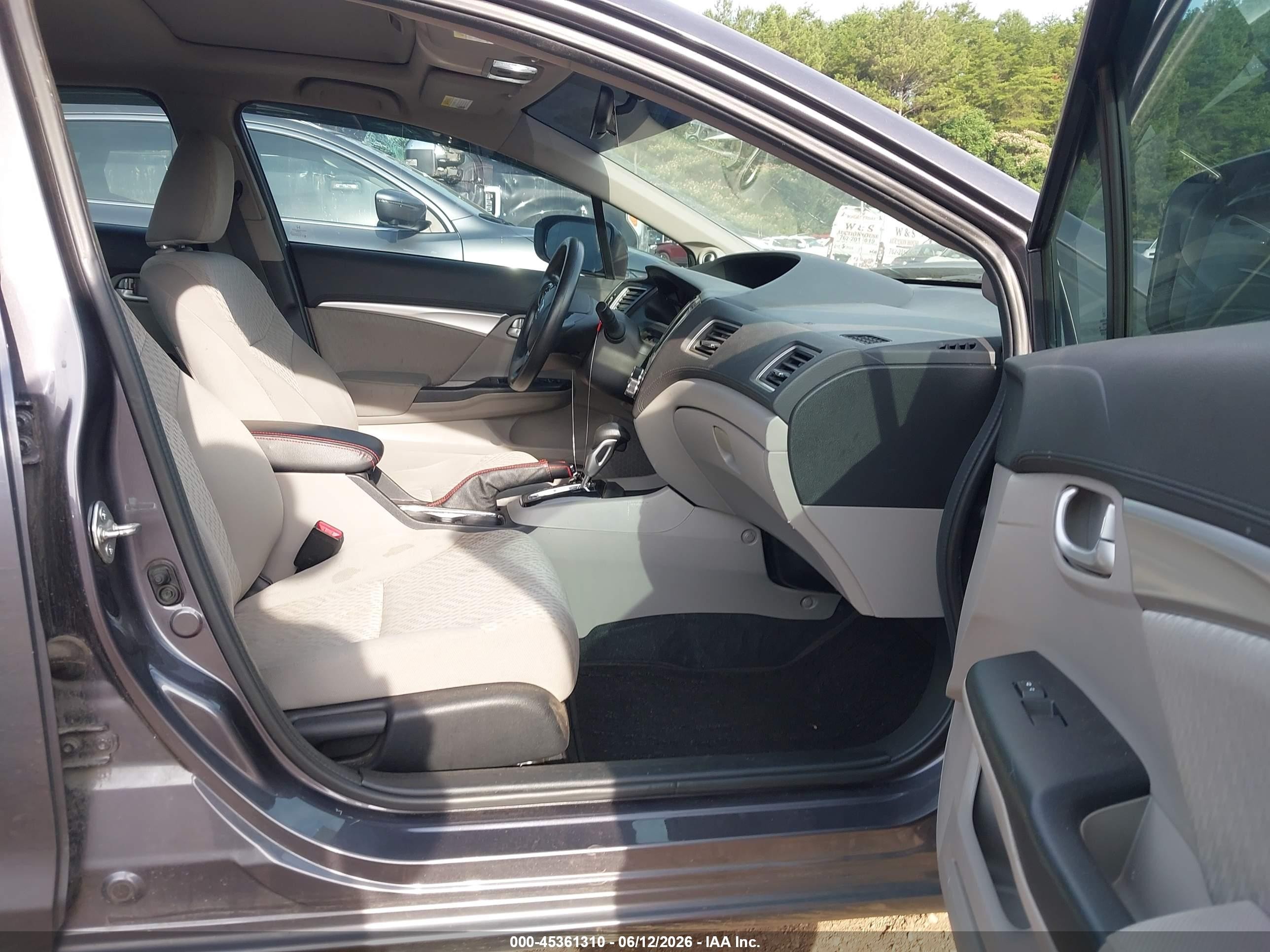 2015 Honda Civic Ex Gray vin: 19XFB2F81FE090112