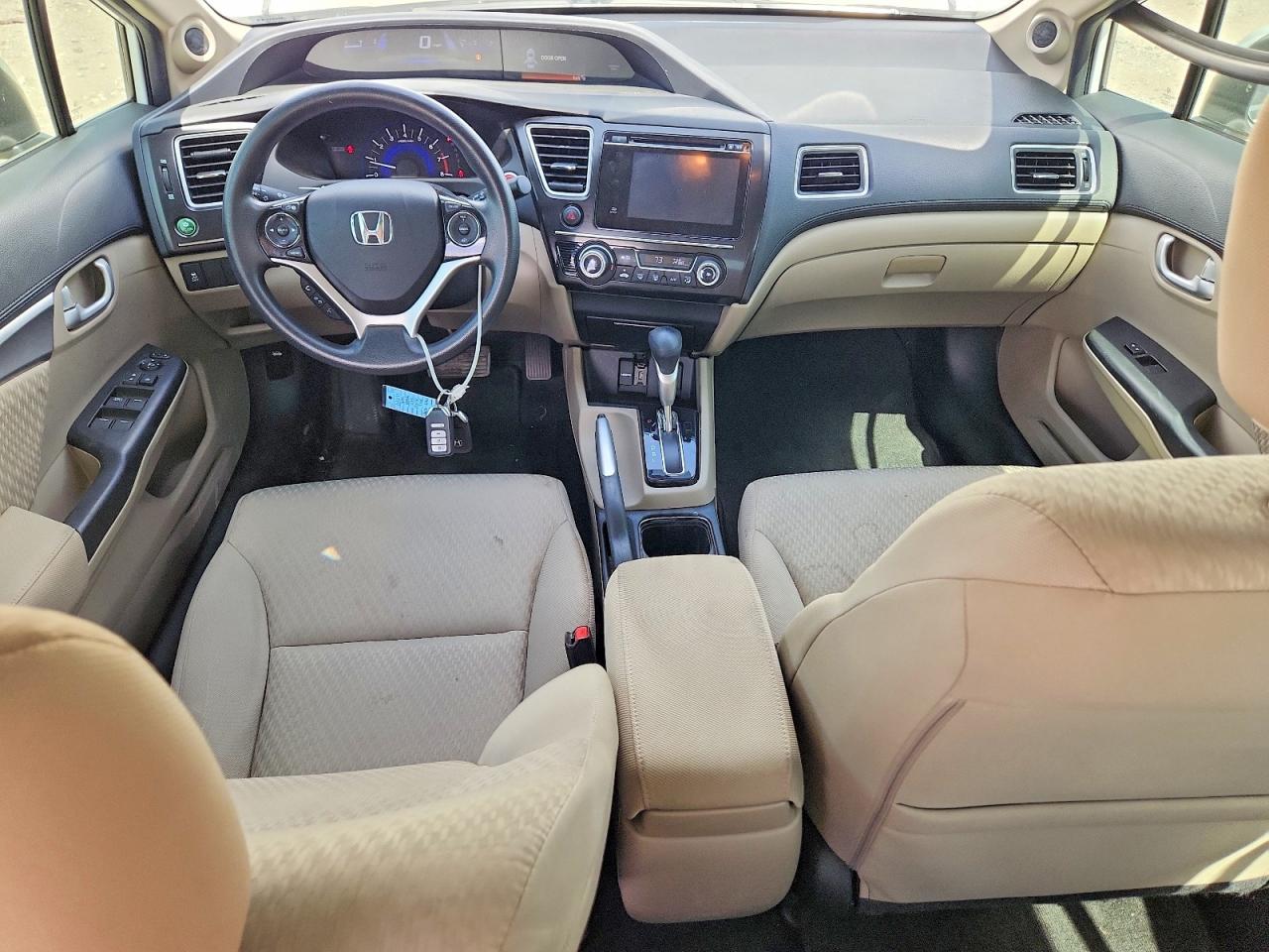 2015 Honda Civic Ex White vin: 19XFB2F81FE090806