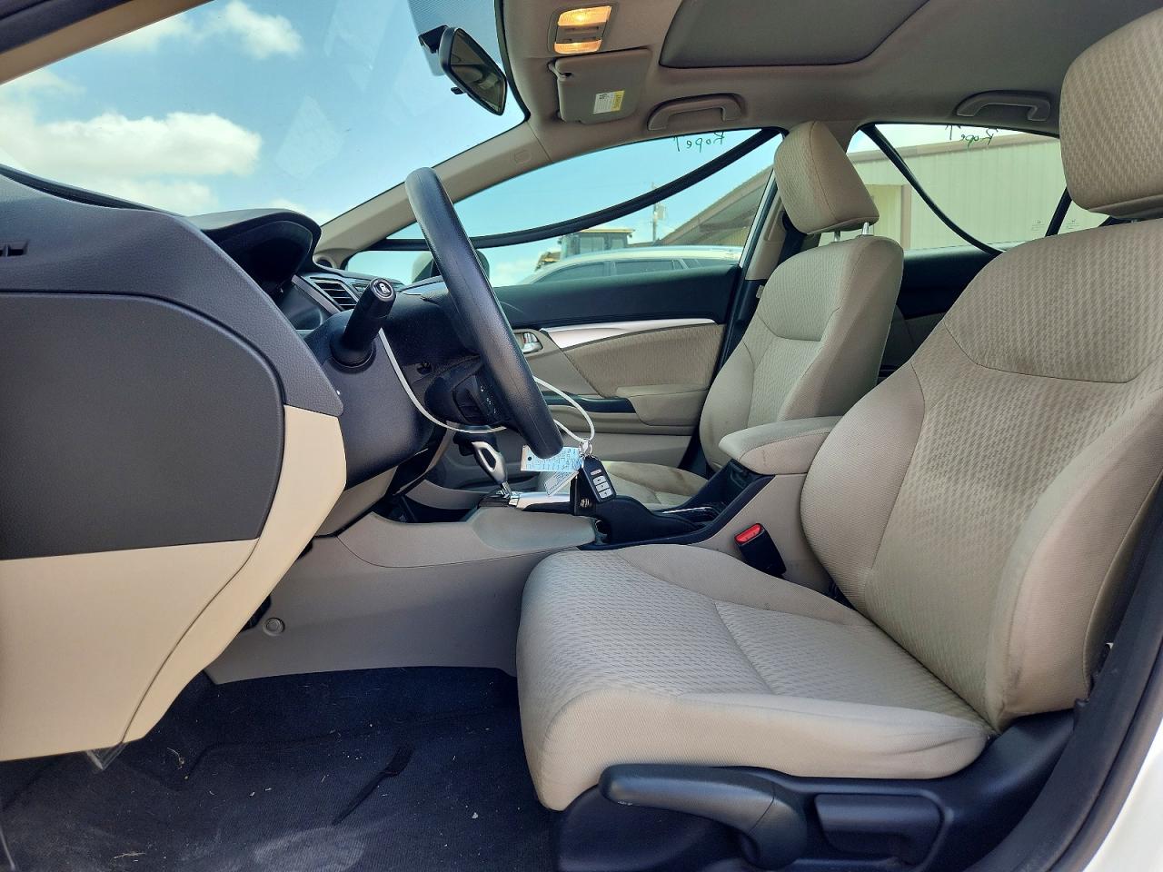 2015 Honda Civic Ex White vin: 19XFB2F81FE090806
