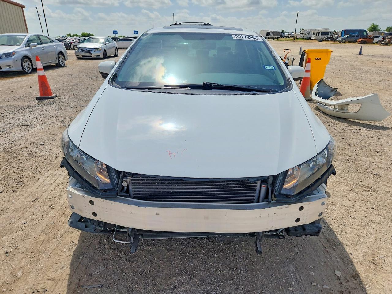 2015 Honda Civic Ex White vin: 19XFB2F81FE090806