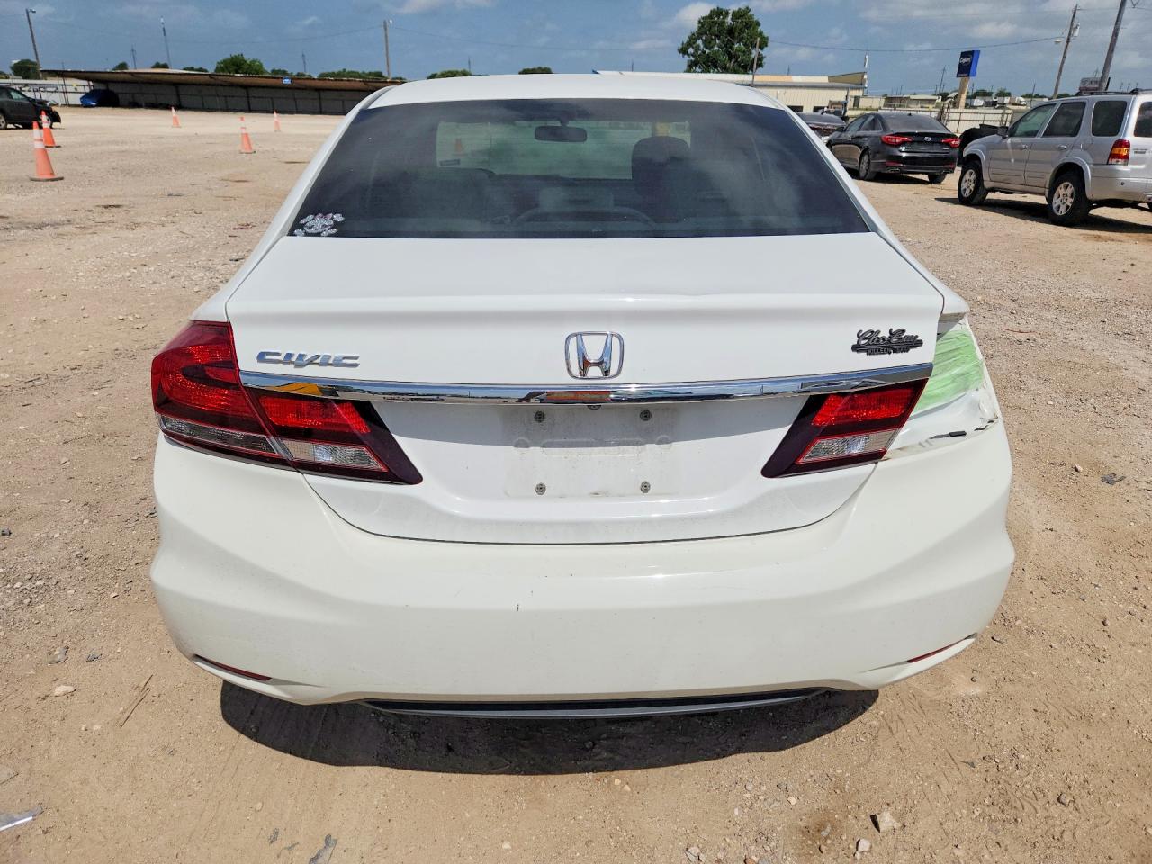 2015 Honda Civic Ex White vin: 19XFB2F81FE090806