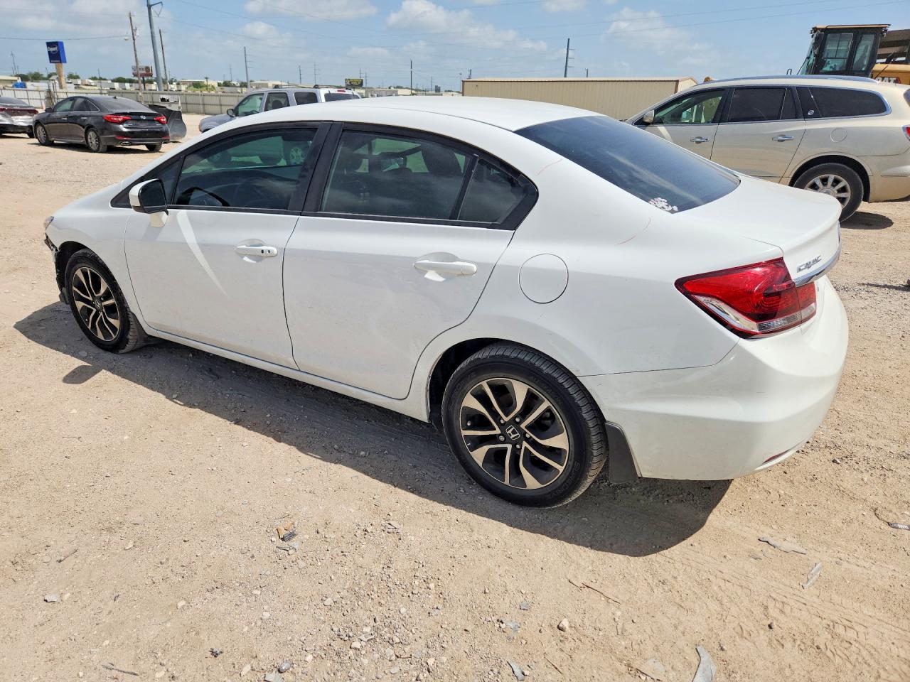2015 Honda Civic Ex White vin: 19XFB2F81FE090806