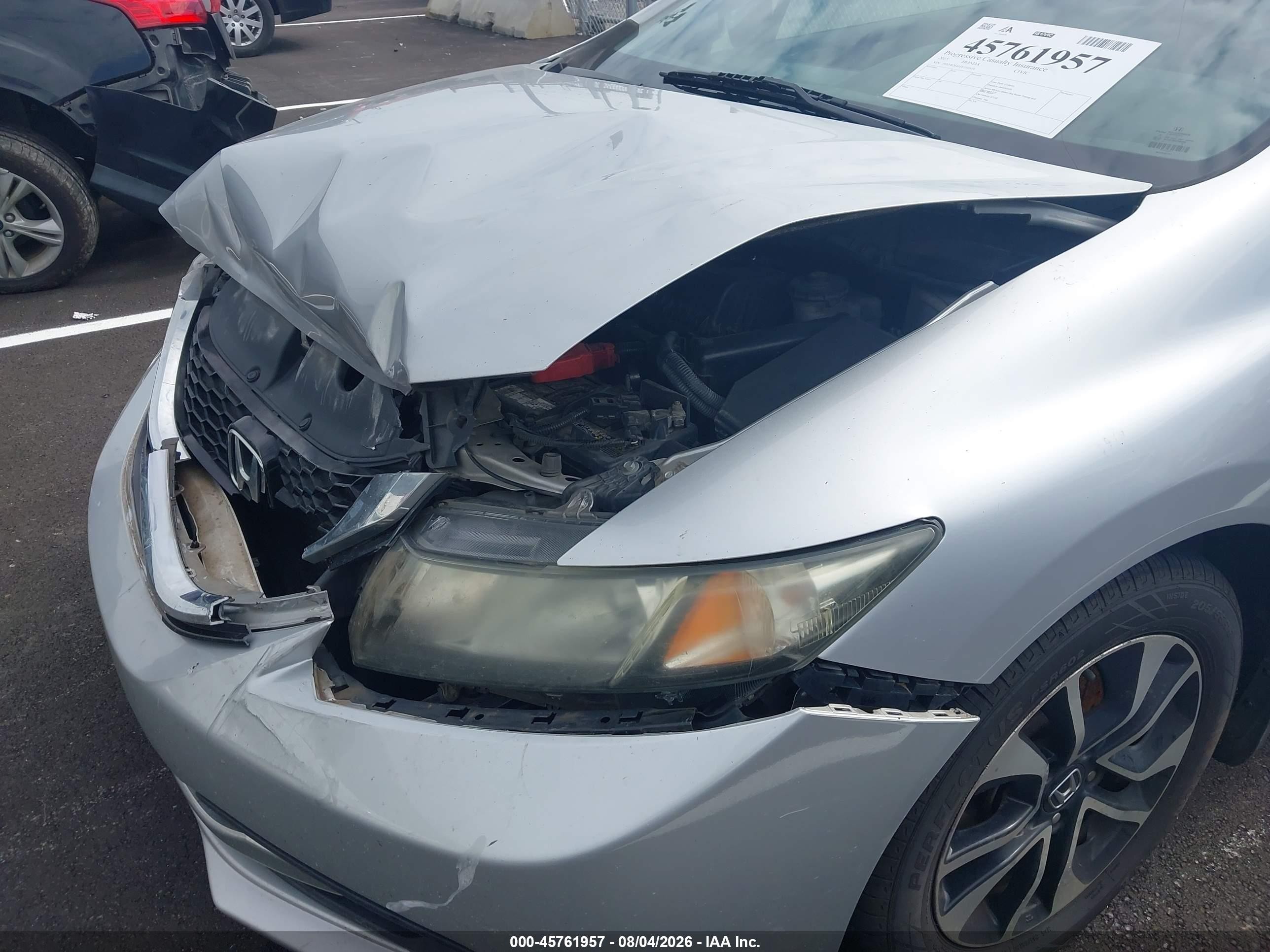 2015 Honda Civic Ex Silver vin: 19XFB2F81FE110519