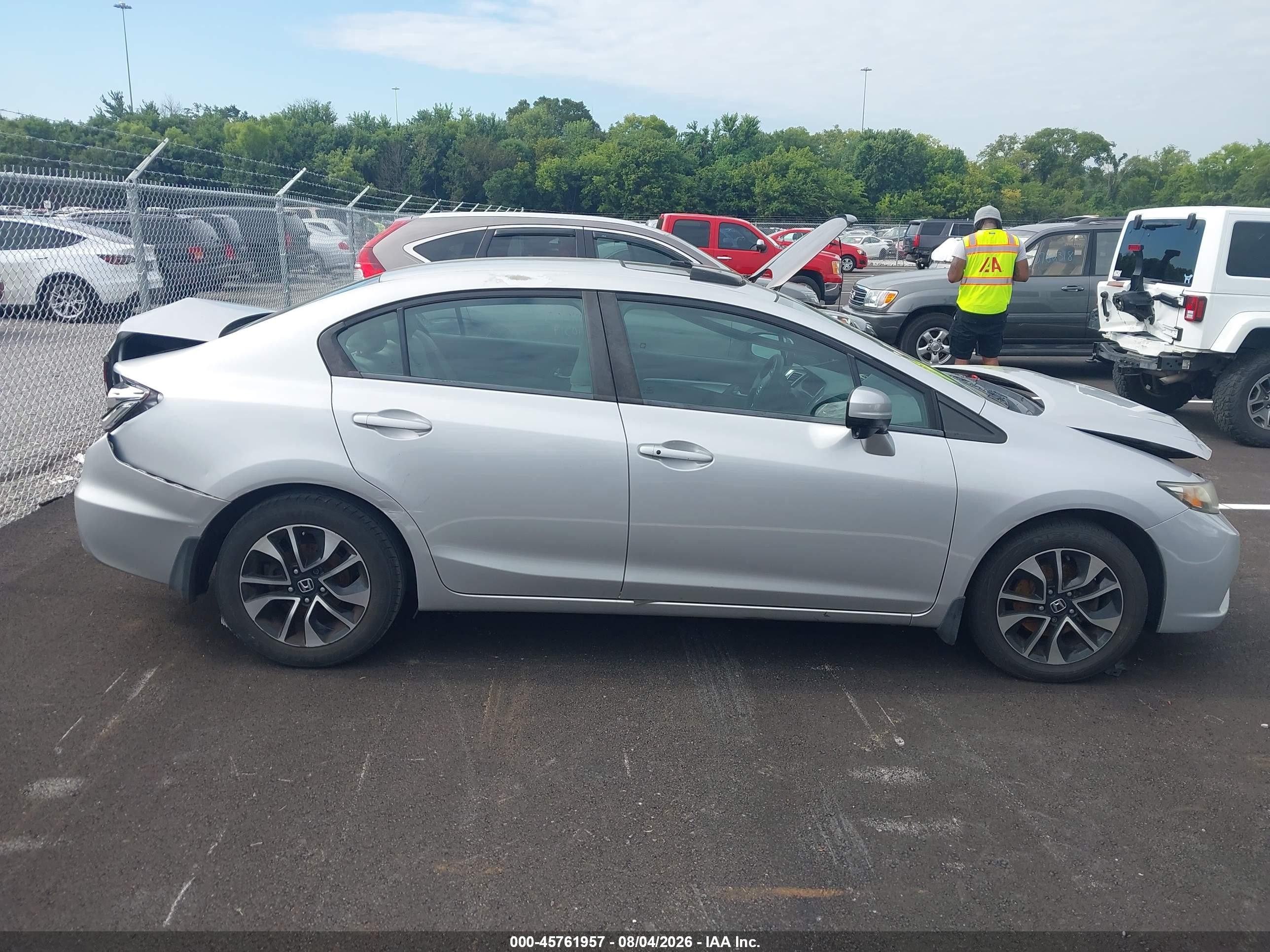 2015 Honda Civic Ex Silver vin: 19XFB2F81FE110519