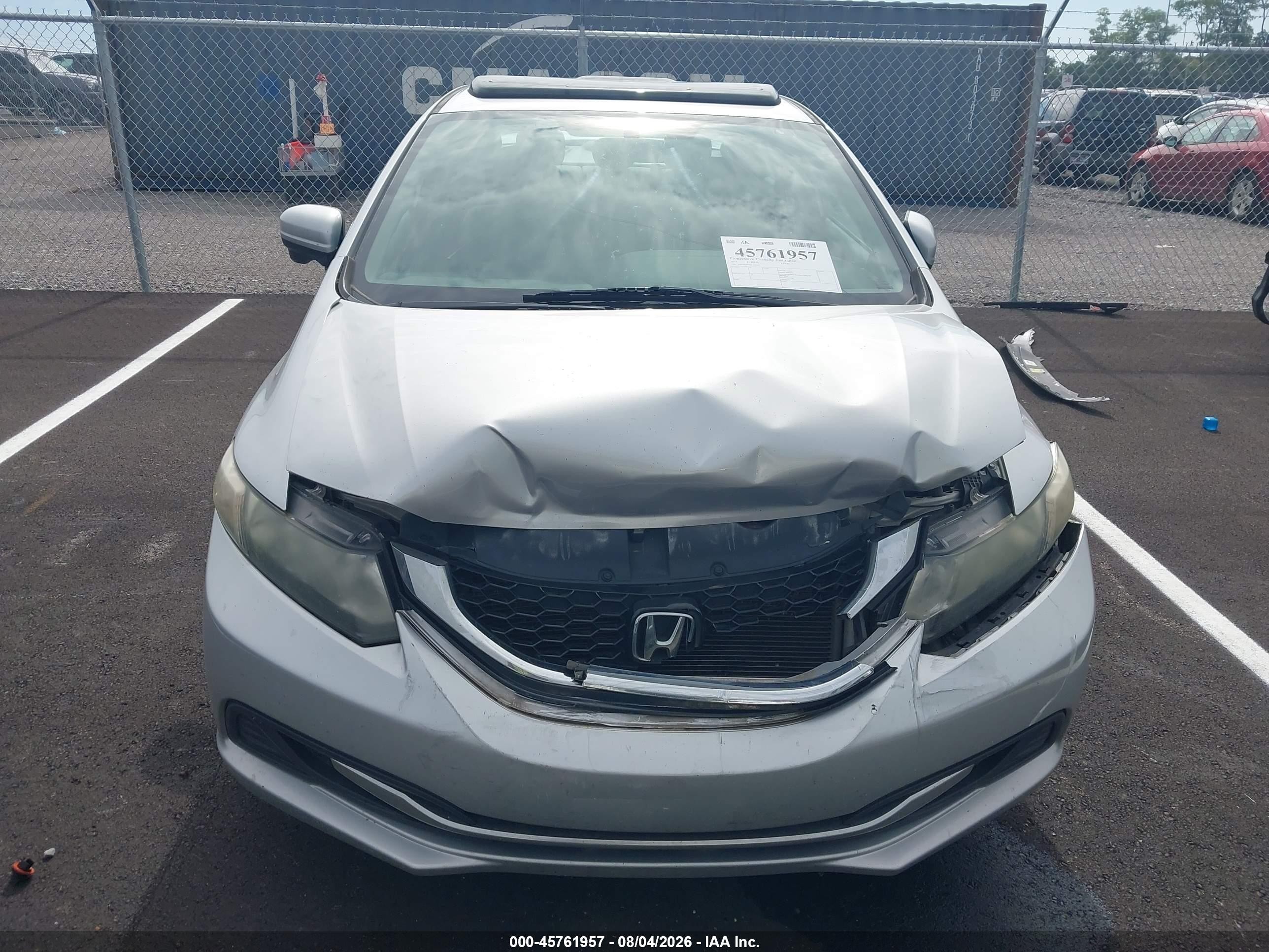2015 Honda Civic Ex Silver vin: 19XFB2F81FE110519