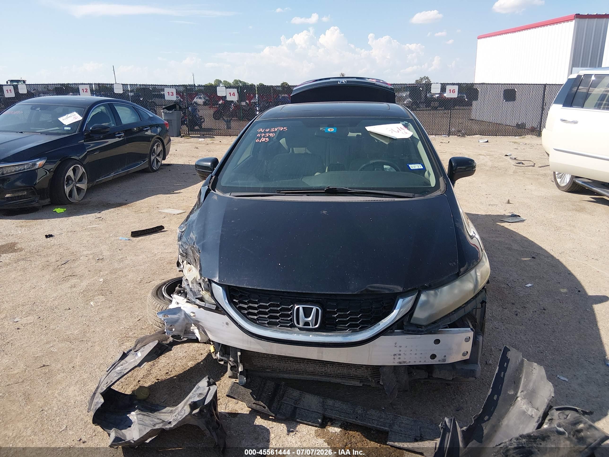 2015 Honda Civic Ex Black vin: 19XFB2F81FE117390