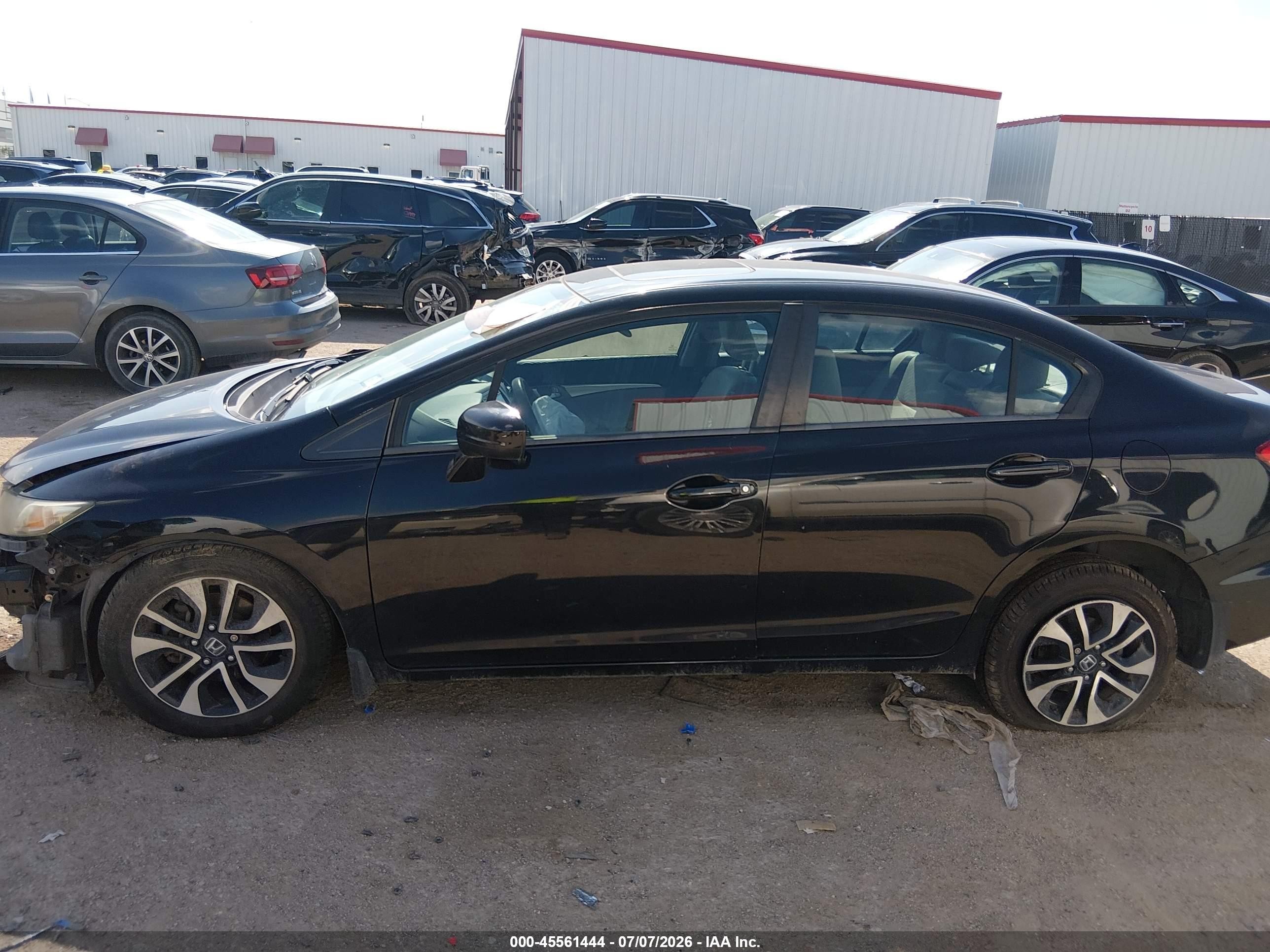 2015 Honda Civic Ex Black vin: 19XFB2F81FE117390