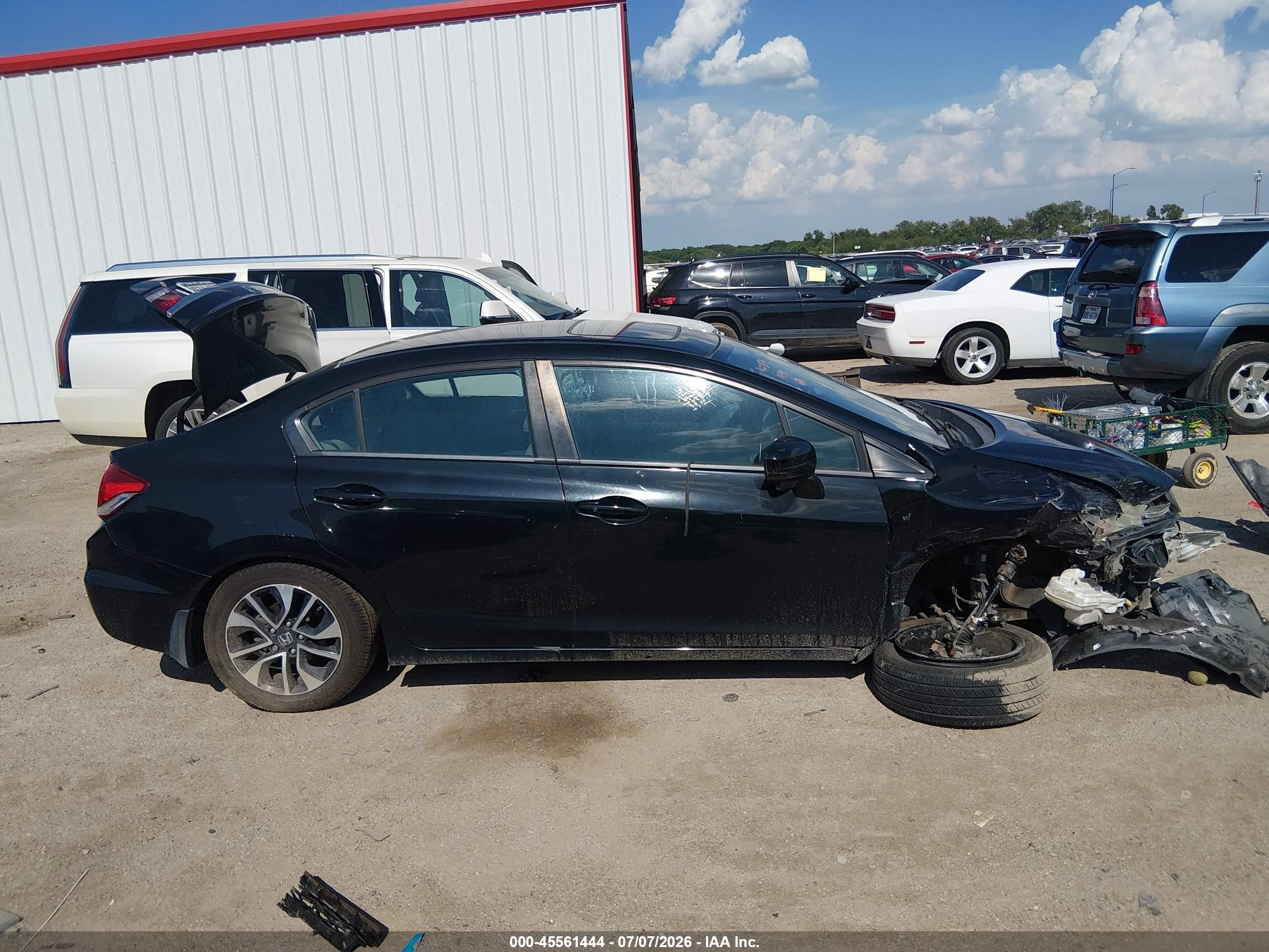 2015 Honda Civic Ex Black vin: 19XFB2F81FE117390