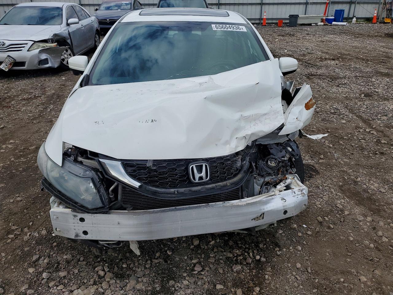2015 Honda Civic Ex Белый vin: 19XFB2F81FE204285