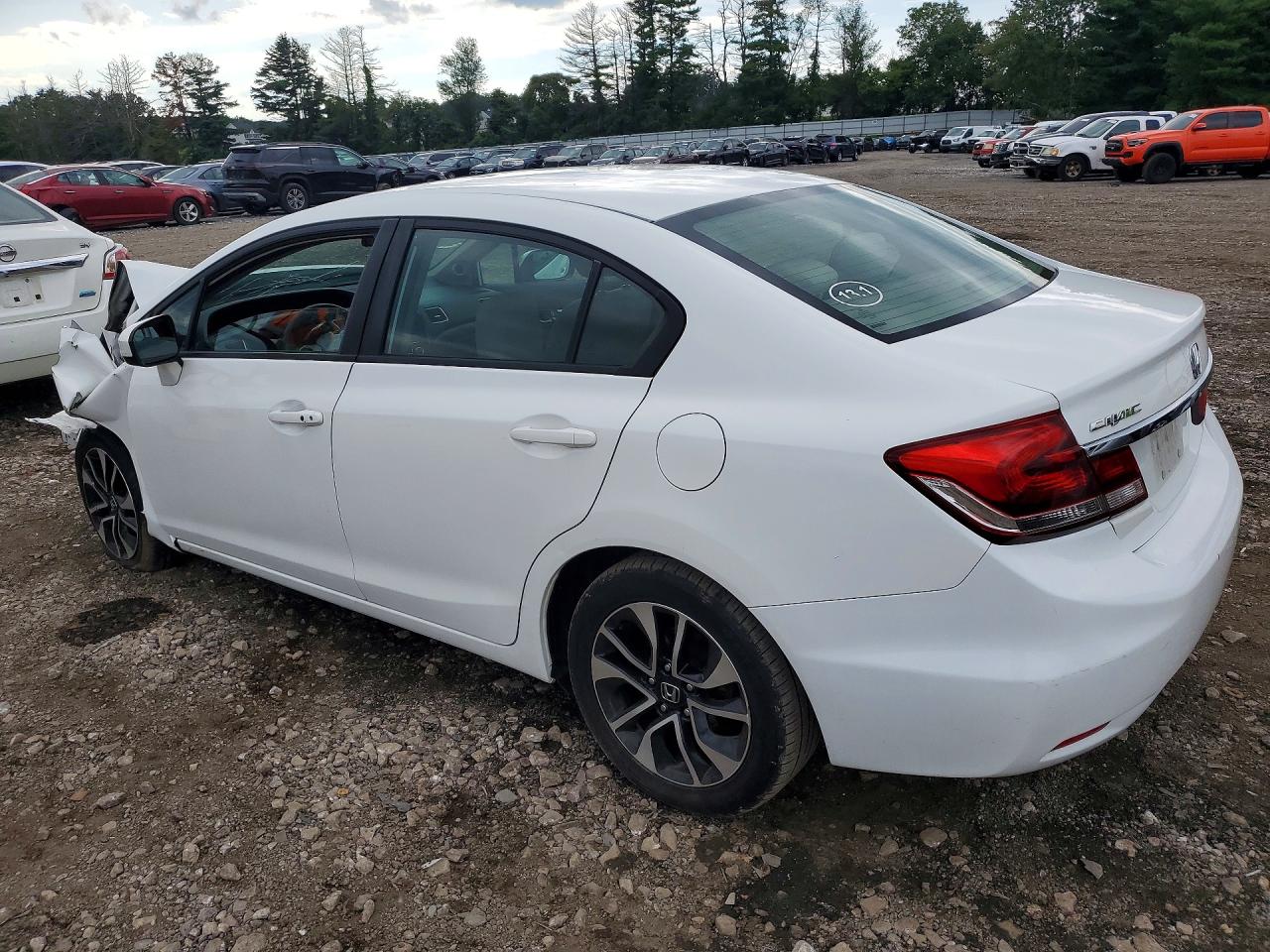 2015 Honda Civic Ex Белый vin: 19XFB2F81FE204285