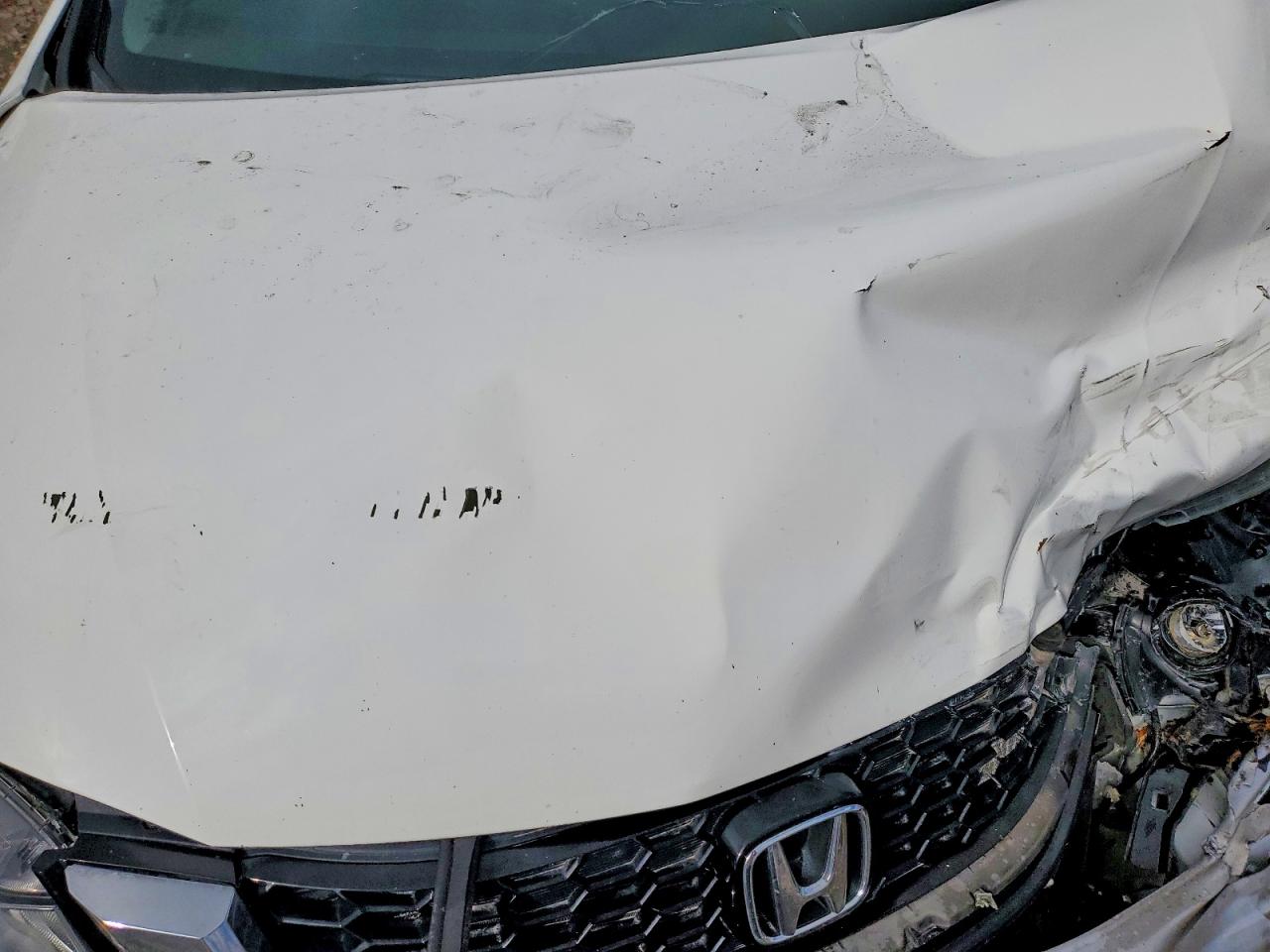 2015 Honda Civic Ex Белый vin: 19XFB2F81FE204285