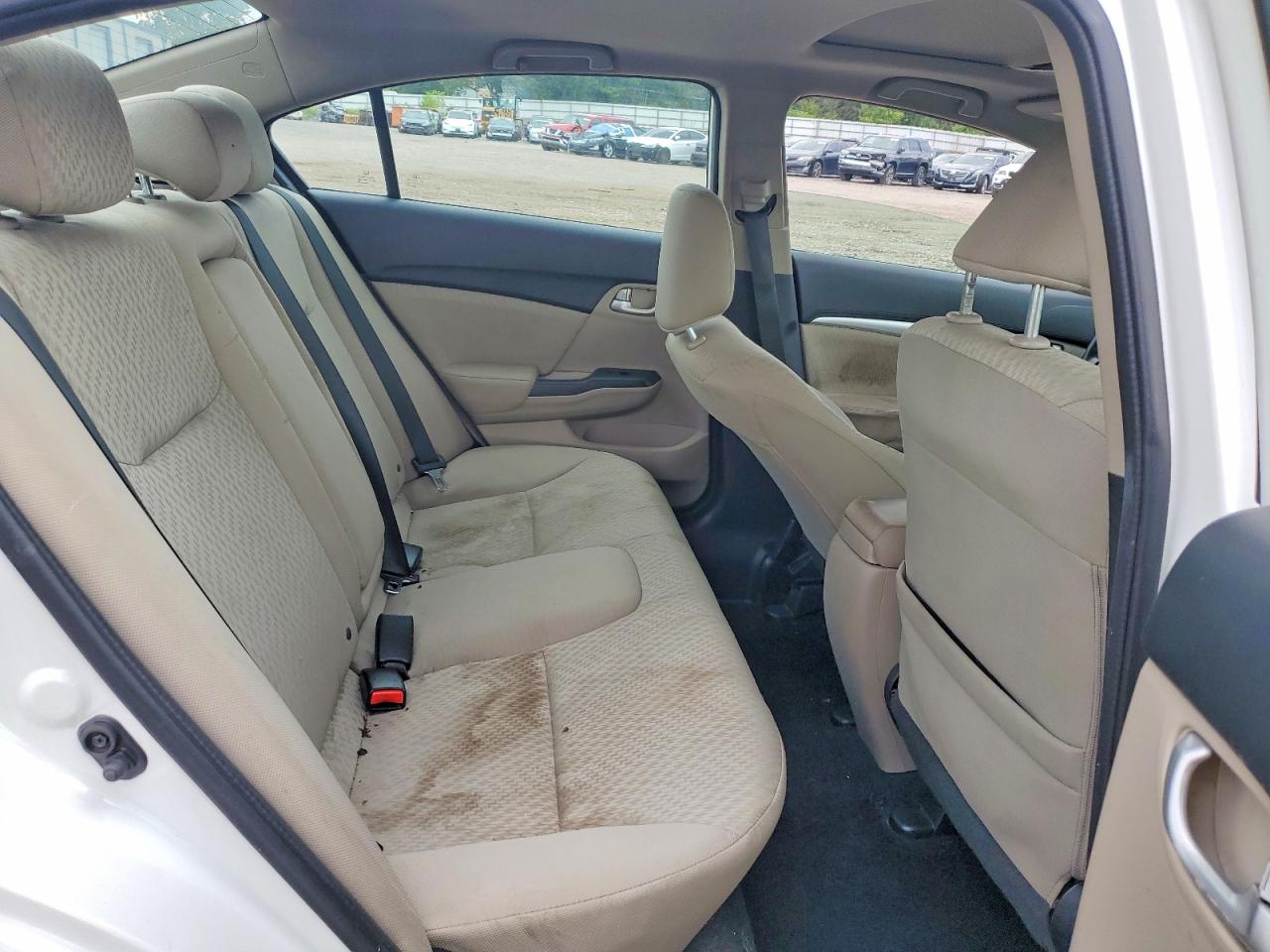 2015 Honda Civic Ex Белый vin: 19XFB2F81FE204285