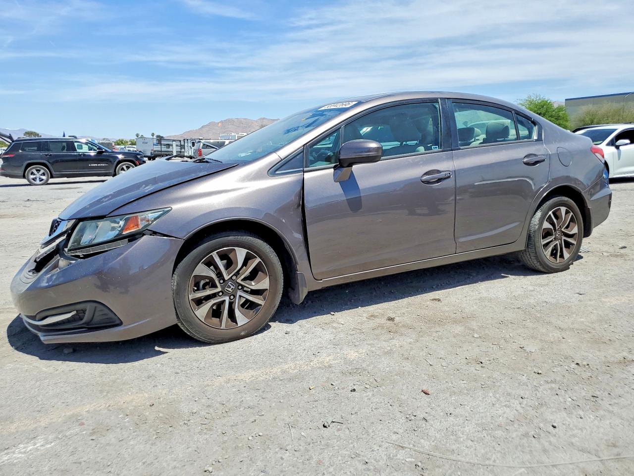 2015 Honda Civic Ex Серый vin: 19XFB2F81FE215299