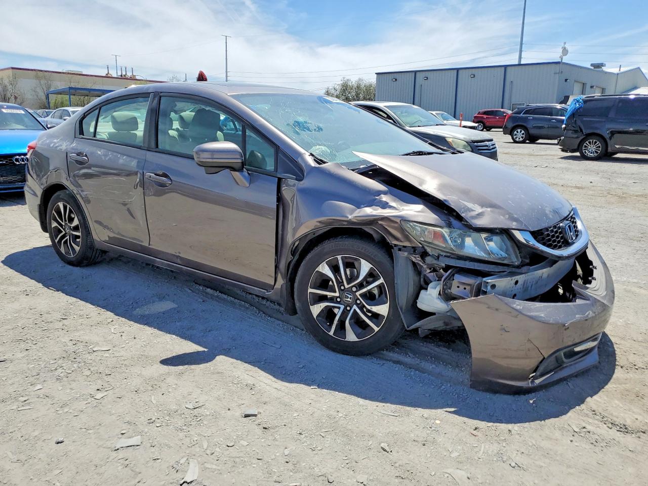 2015 Honda Civic Ex Gray vin: 19XFB2F81FE215299