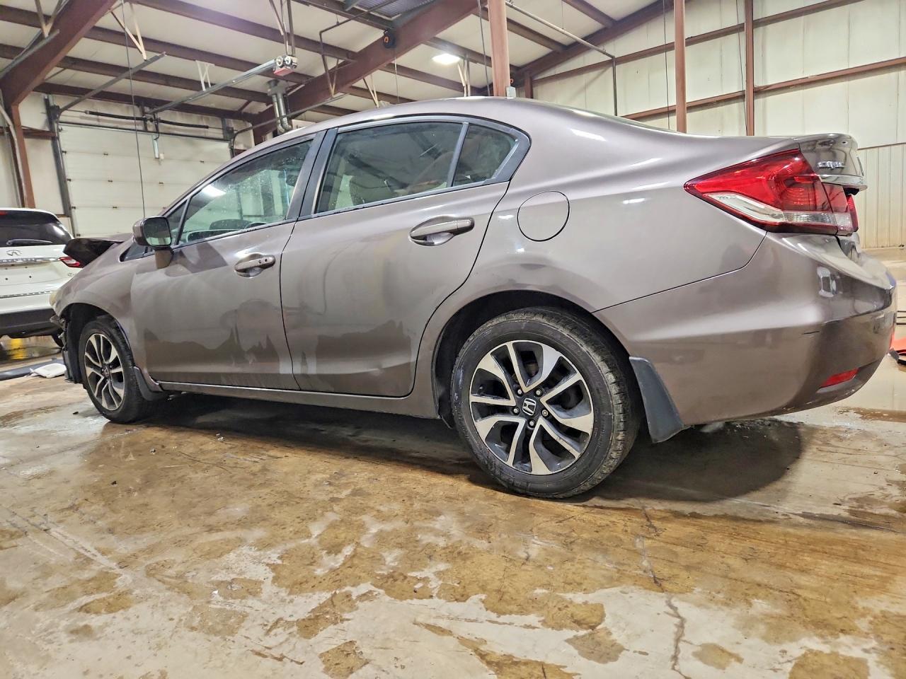 2015 Honda Civic Ex Brown vin: 19XFB2F81FE216260