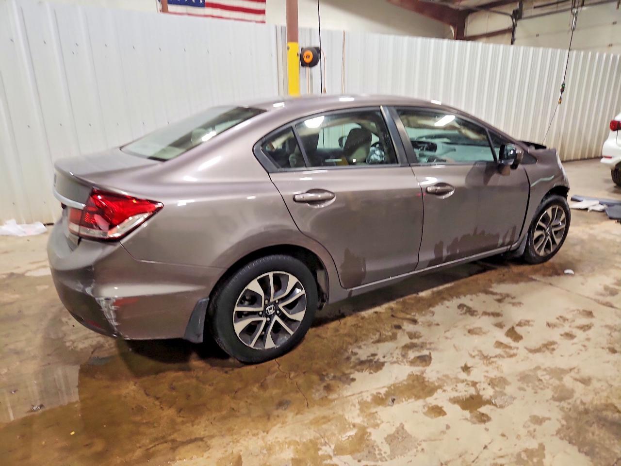2015 Honda Civic Ex Brown vin: 19XFB2F81FE216260