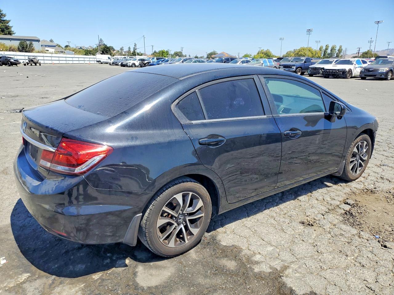 2015 Honda Civic Ex Черный vin: 19XFB2F81FE221247