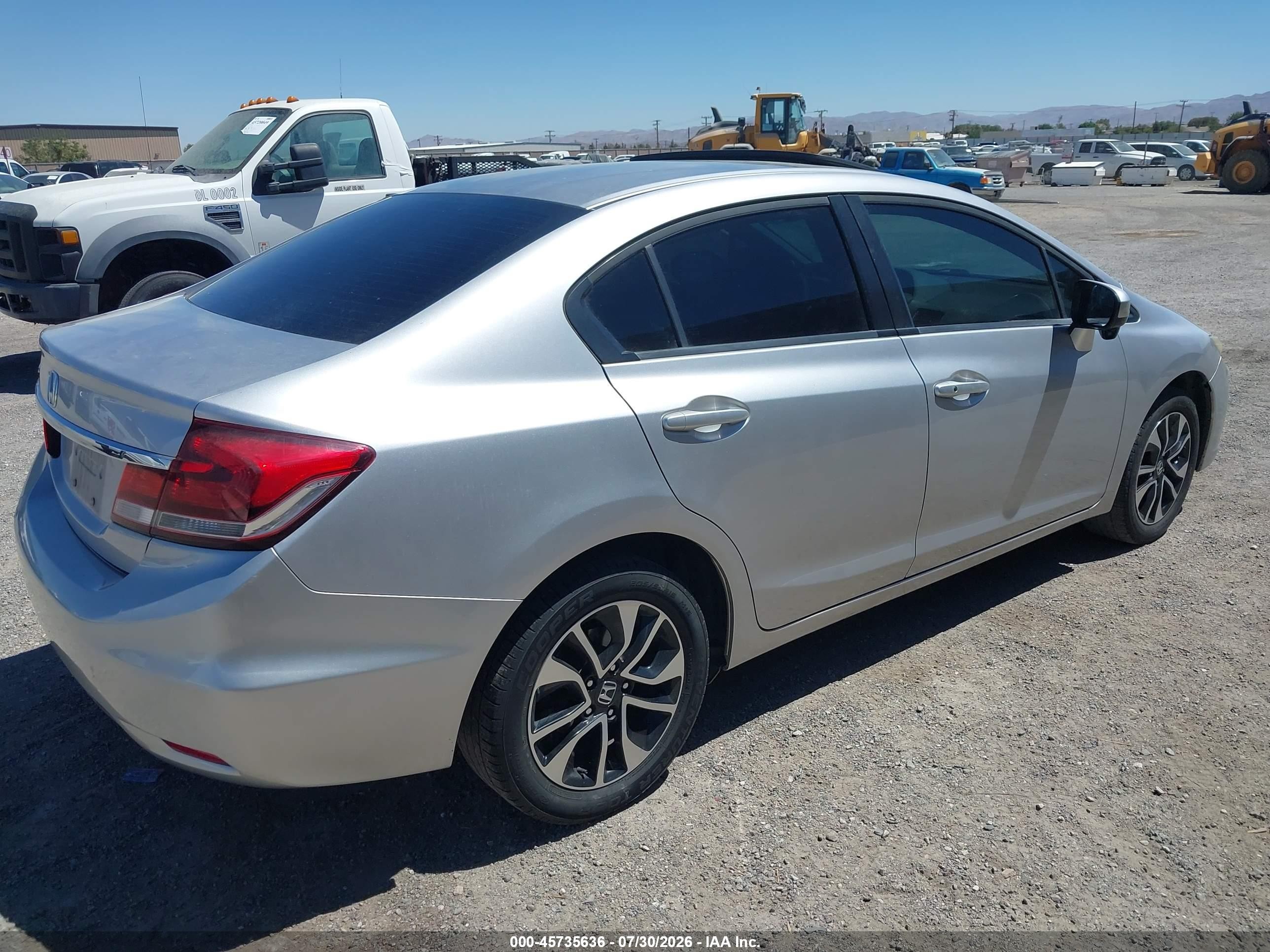 2015 Honda Civic Ex Silver vin: 19XFB2F81FE222320