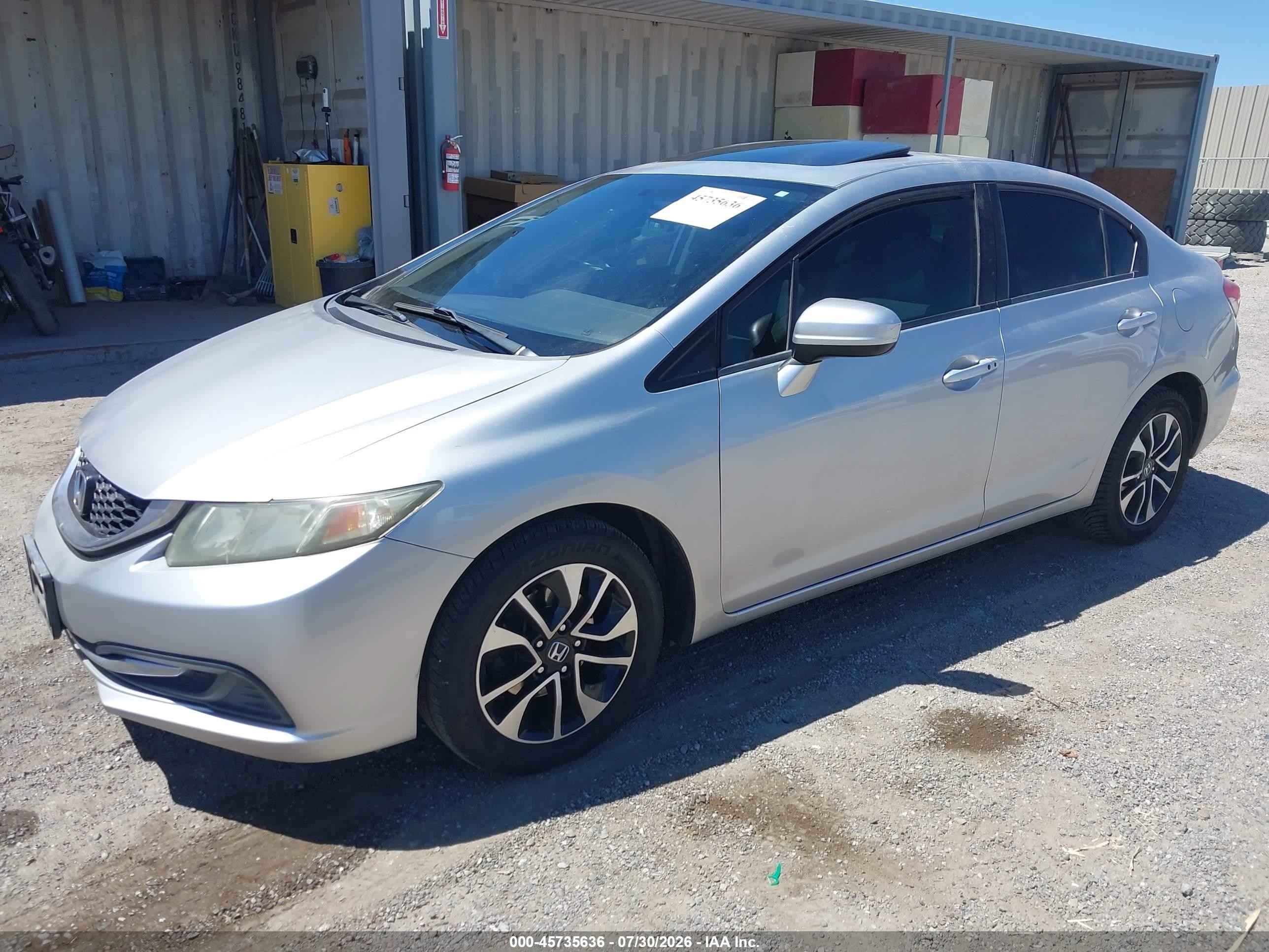 2015 Honda Civic Ex Silver vin: 19XFB2F81FE222320