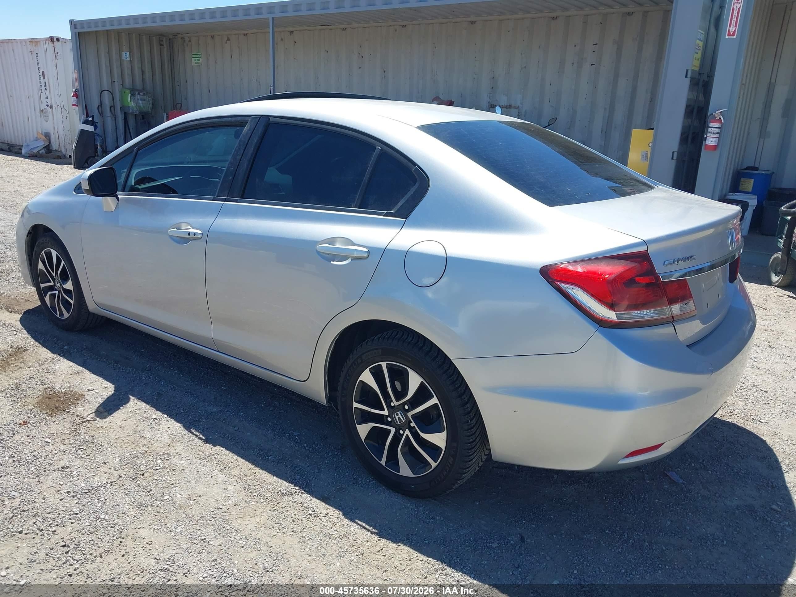 2015 Honda Civic Ex Silver vin: 19XFB2F81FE222320