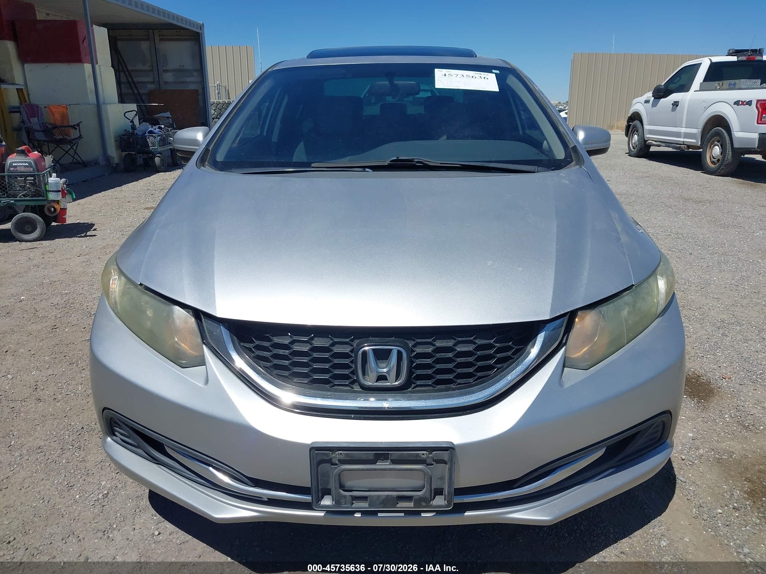 2015 Honda Civic Ex Silver vin: 19XFB2F81FE222320